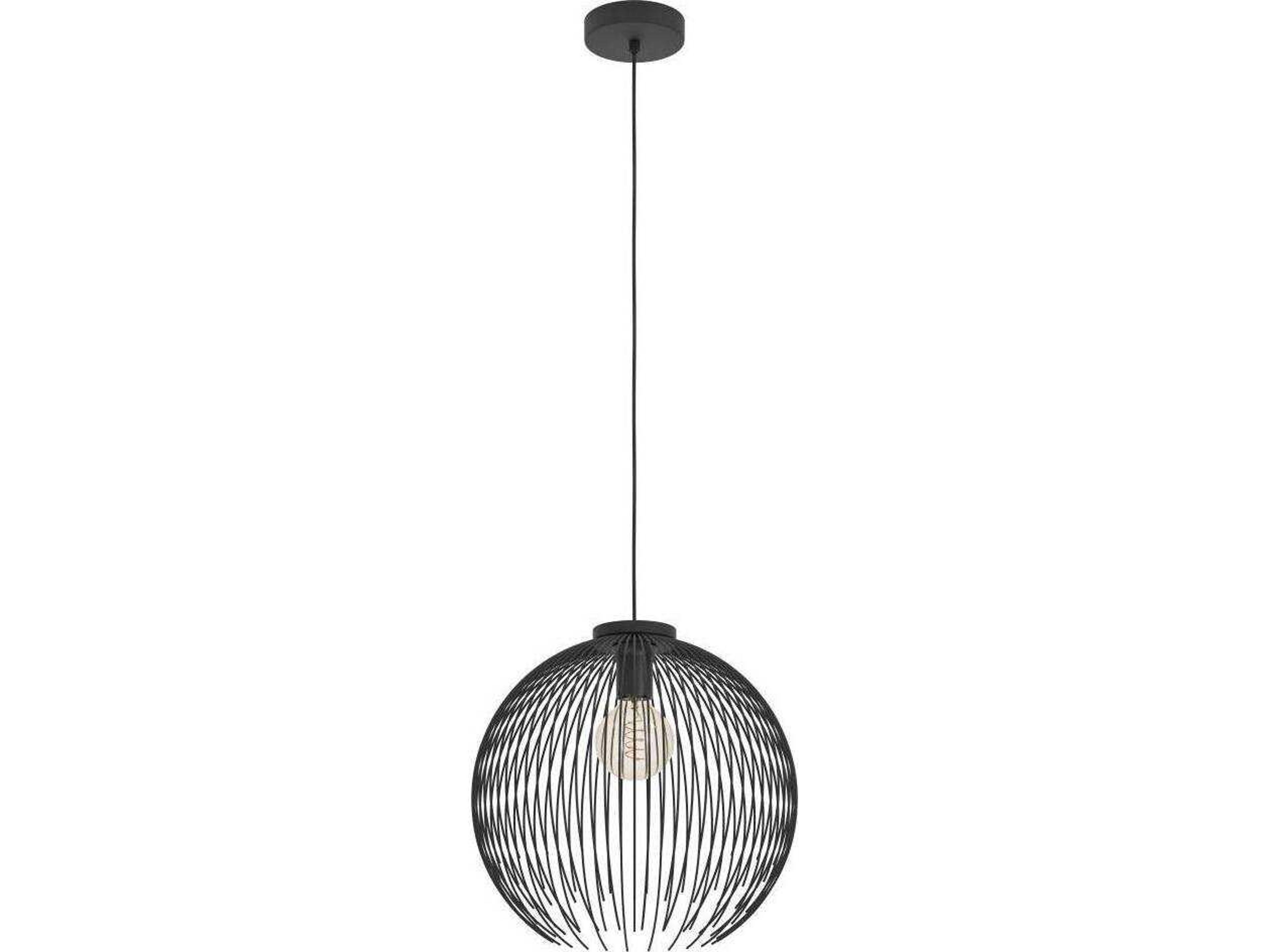 Eglo Venezuela 1-Light Black Pendant