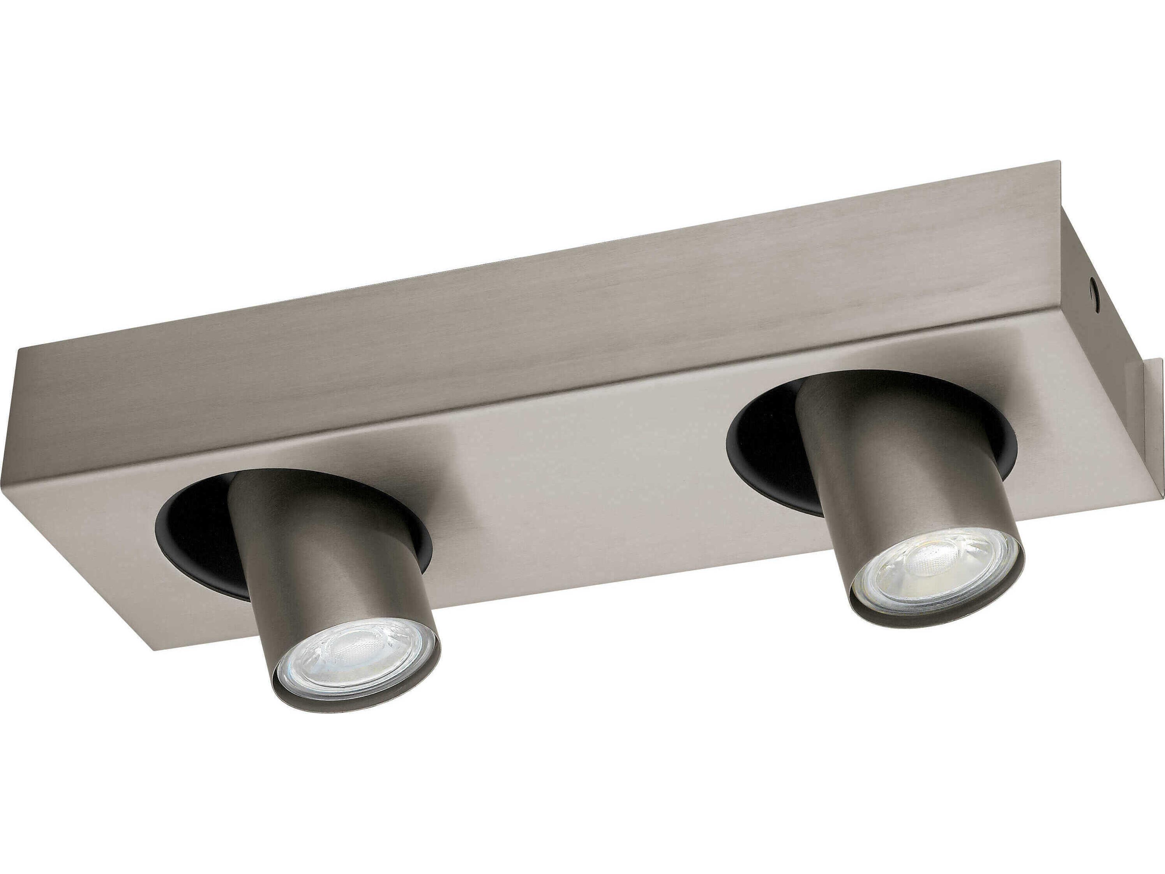 Eglo Robledo 2-Light Matte Nickel Track & Rail Light