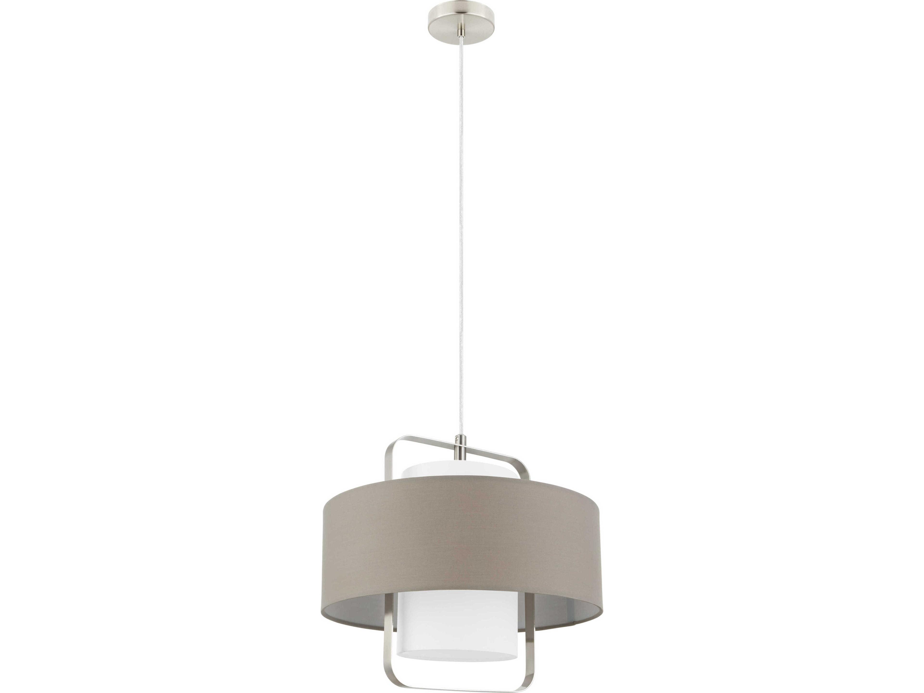 Eglo Fontao 1-Light Matte Nickel Pendant