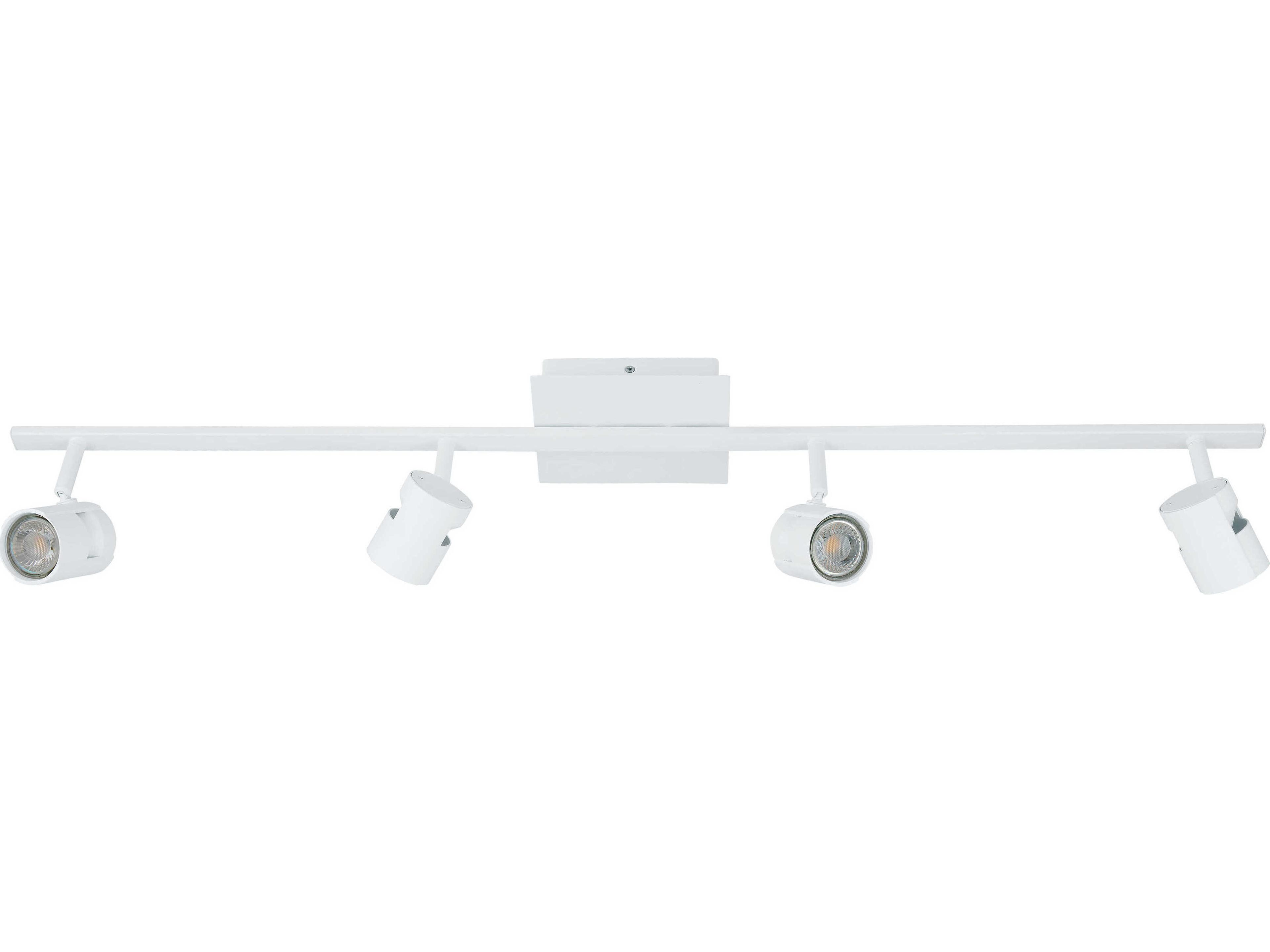 Eglo Vergiano 4-Light White Cylinder Track & Rail Light