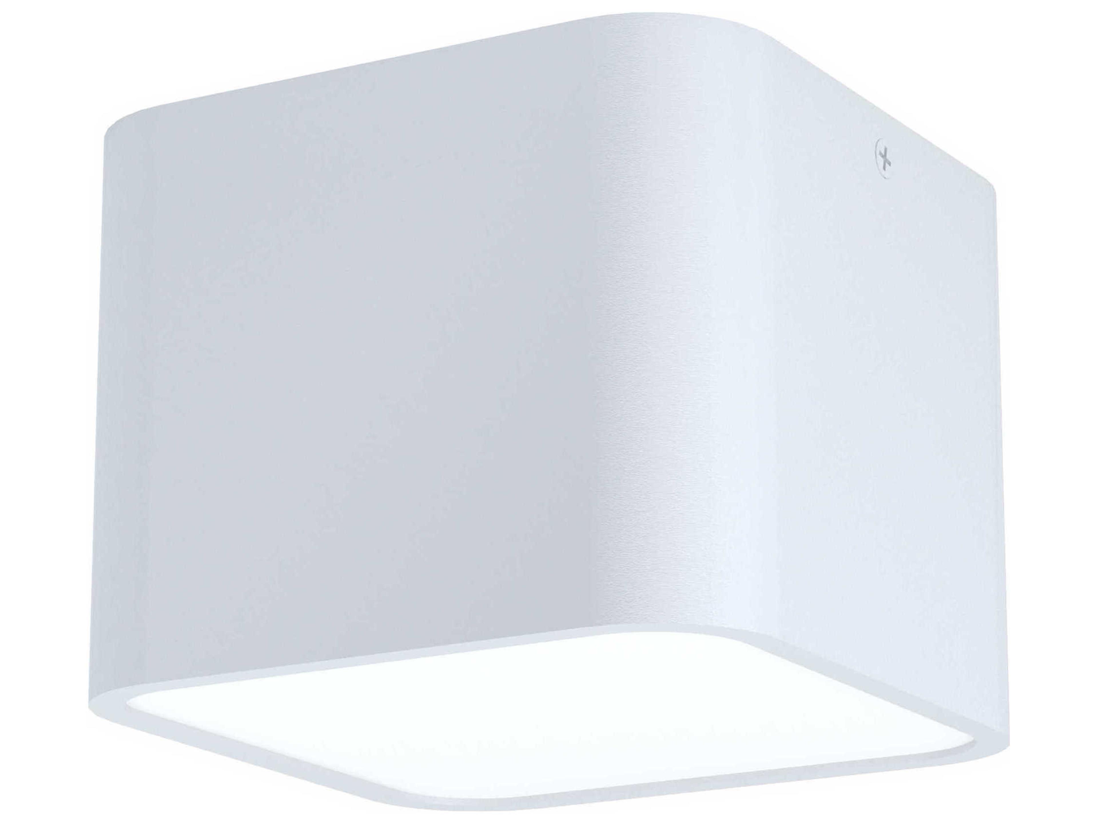Eglo Grimasola 1-Light White Flush Mount