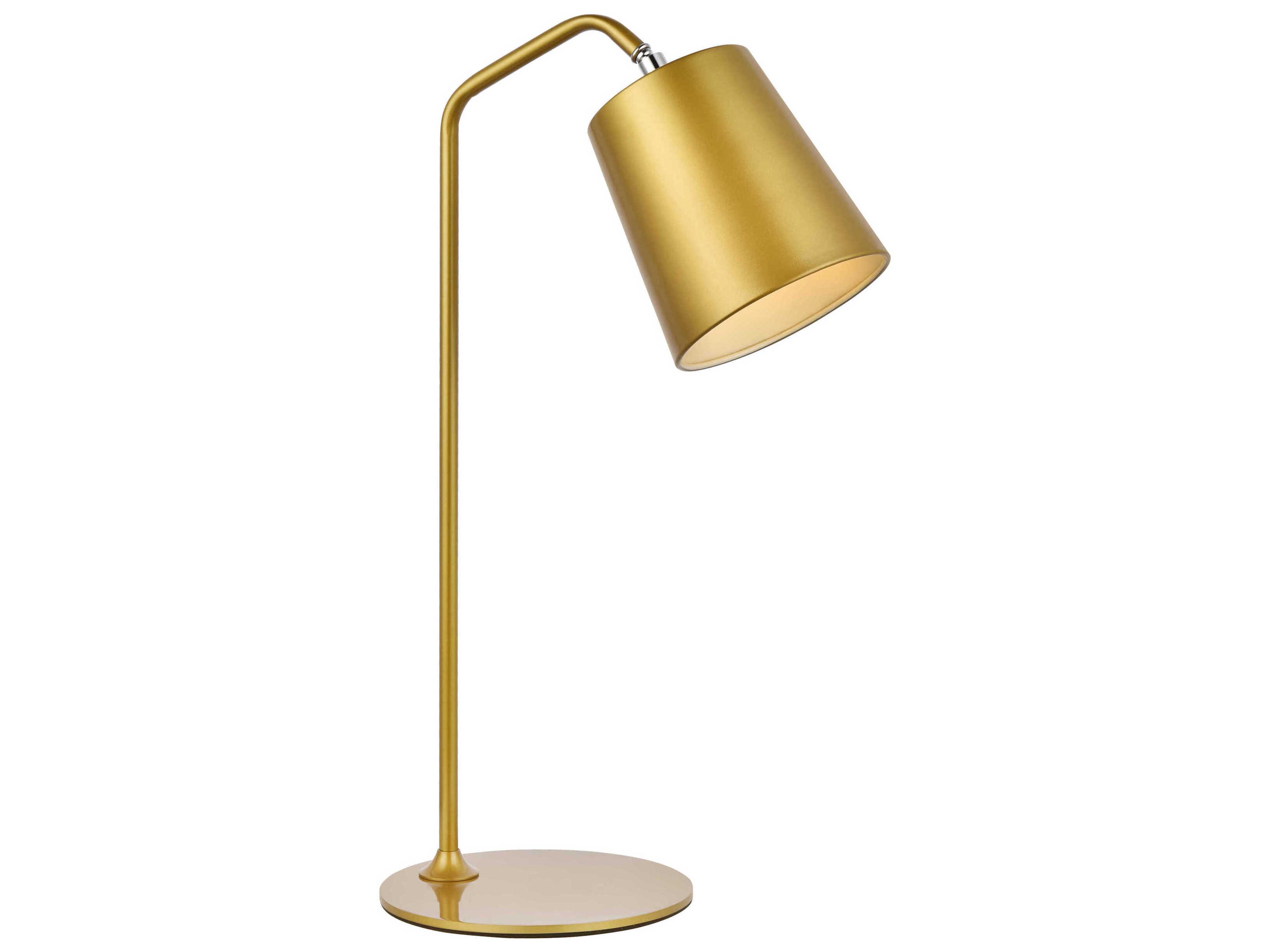 Elegant Lighting Leroy Brass Desk Lamp