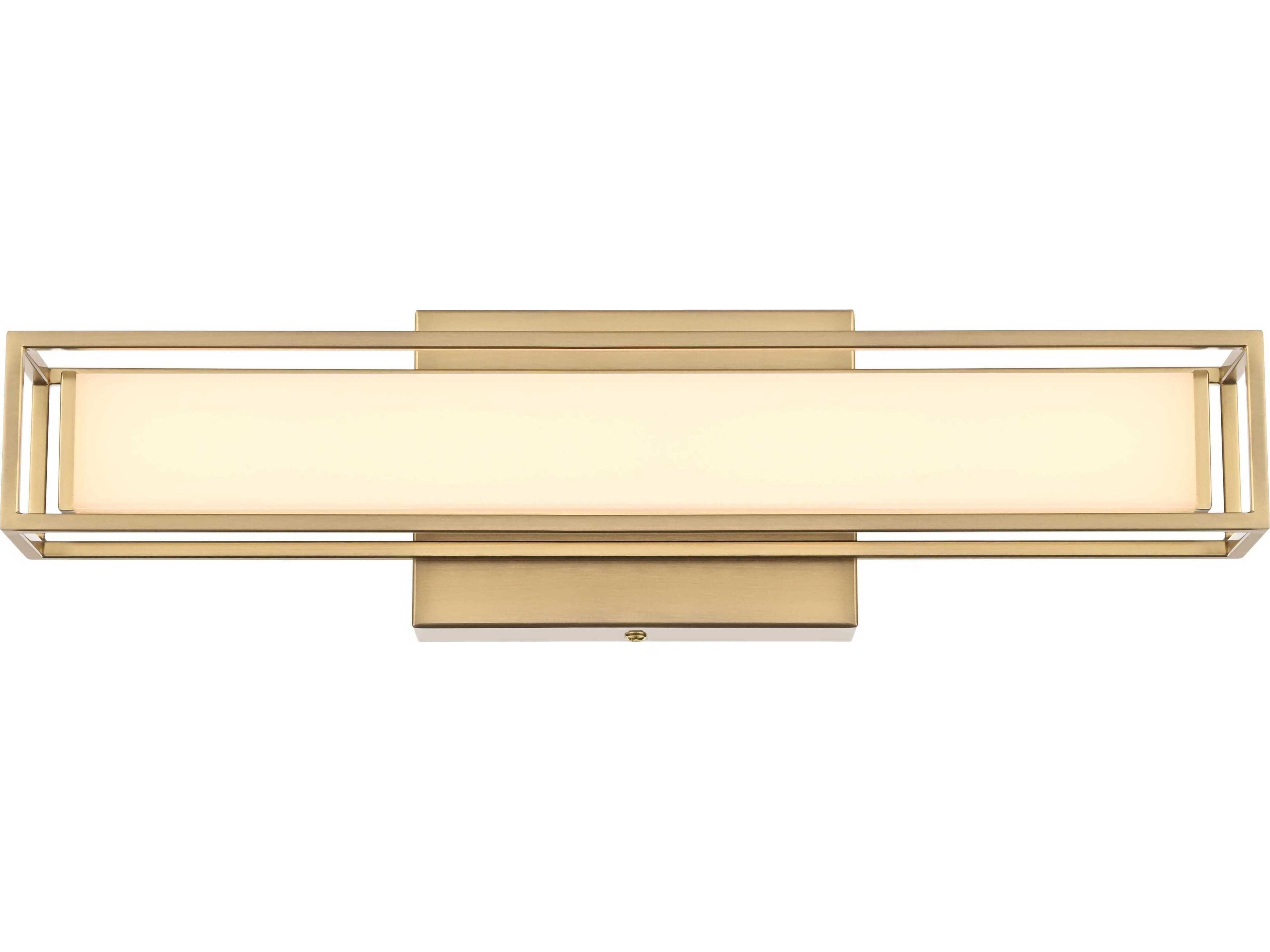 Elegant Lighting Aden 1-Light Satin Gold Vanity Light