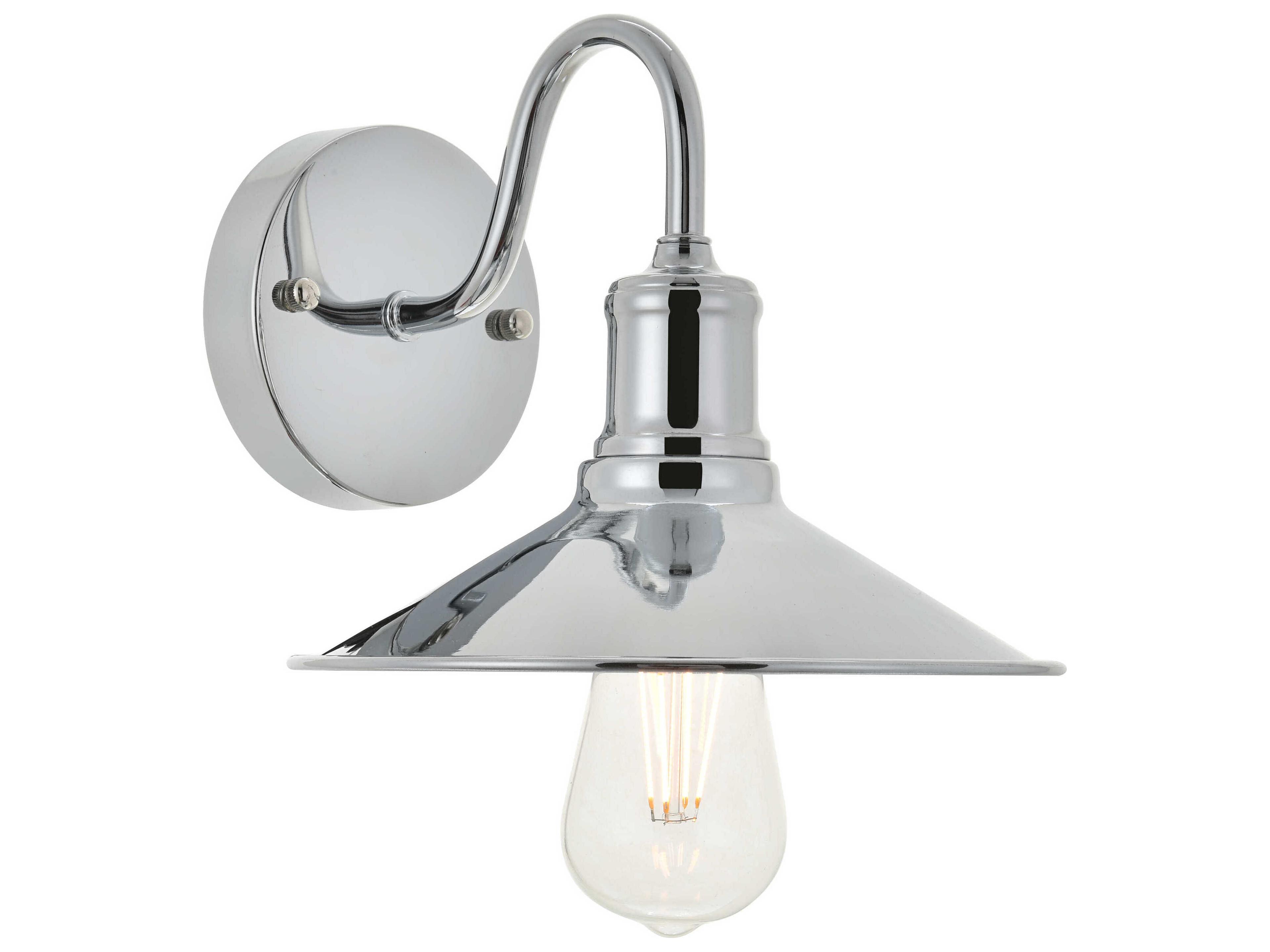 Elegant Lighting Etude 1-Light Chrome Wall Sconce