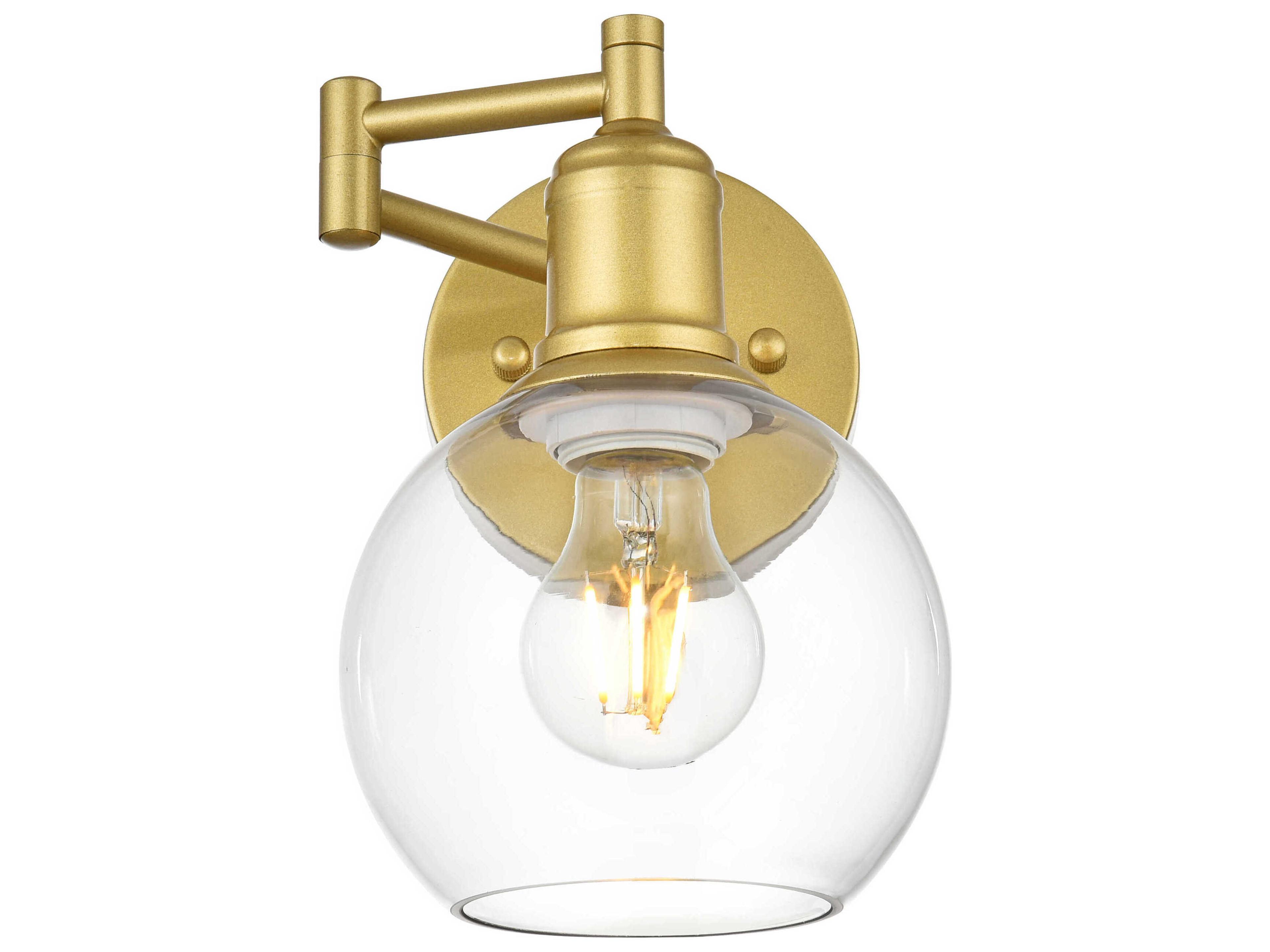 Elegant Lighting Davian 1 - Light Swing Arm