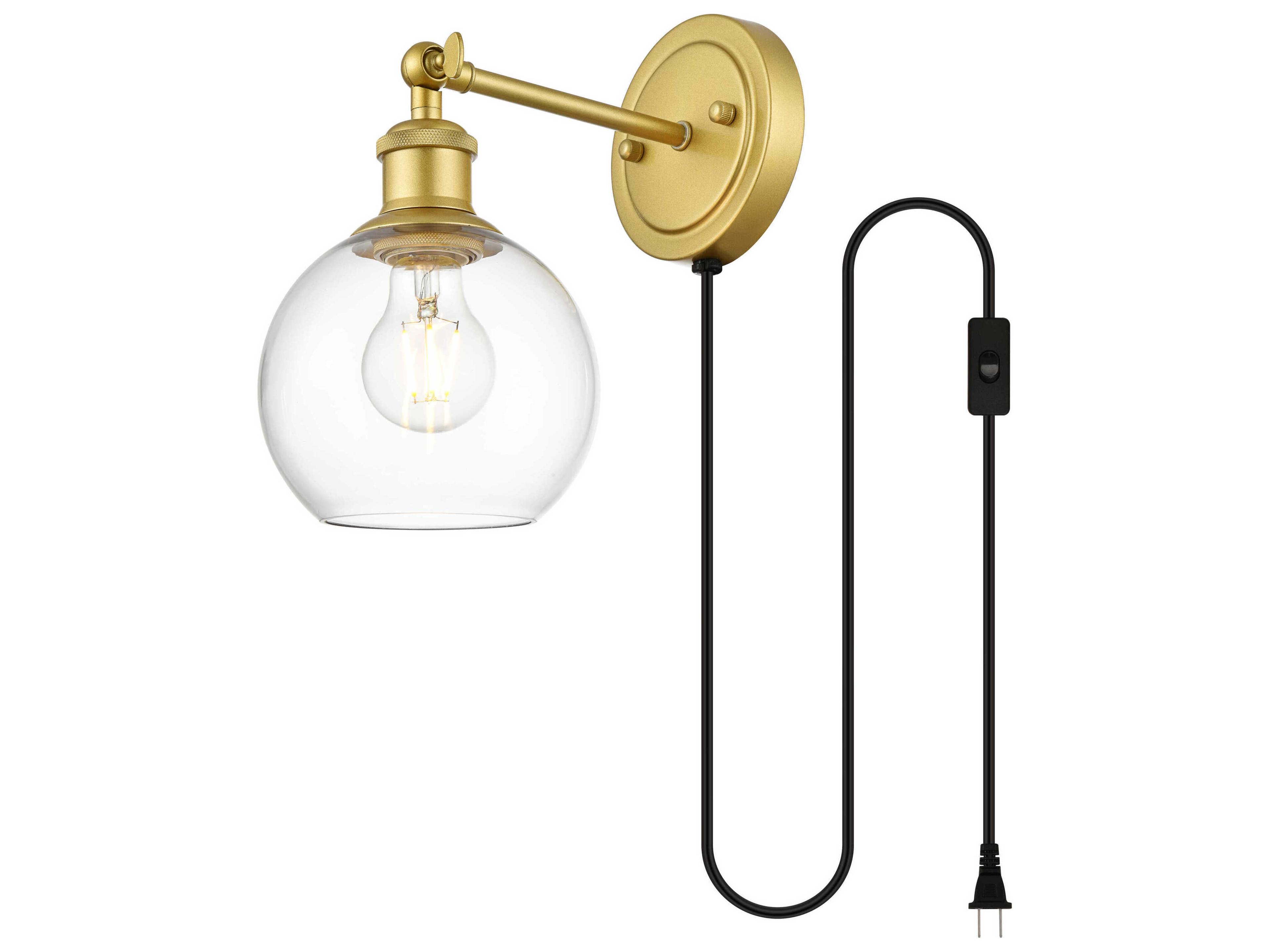 Elegant Lighting Wesson 1 - Light Swing Arm