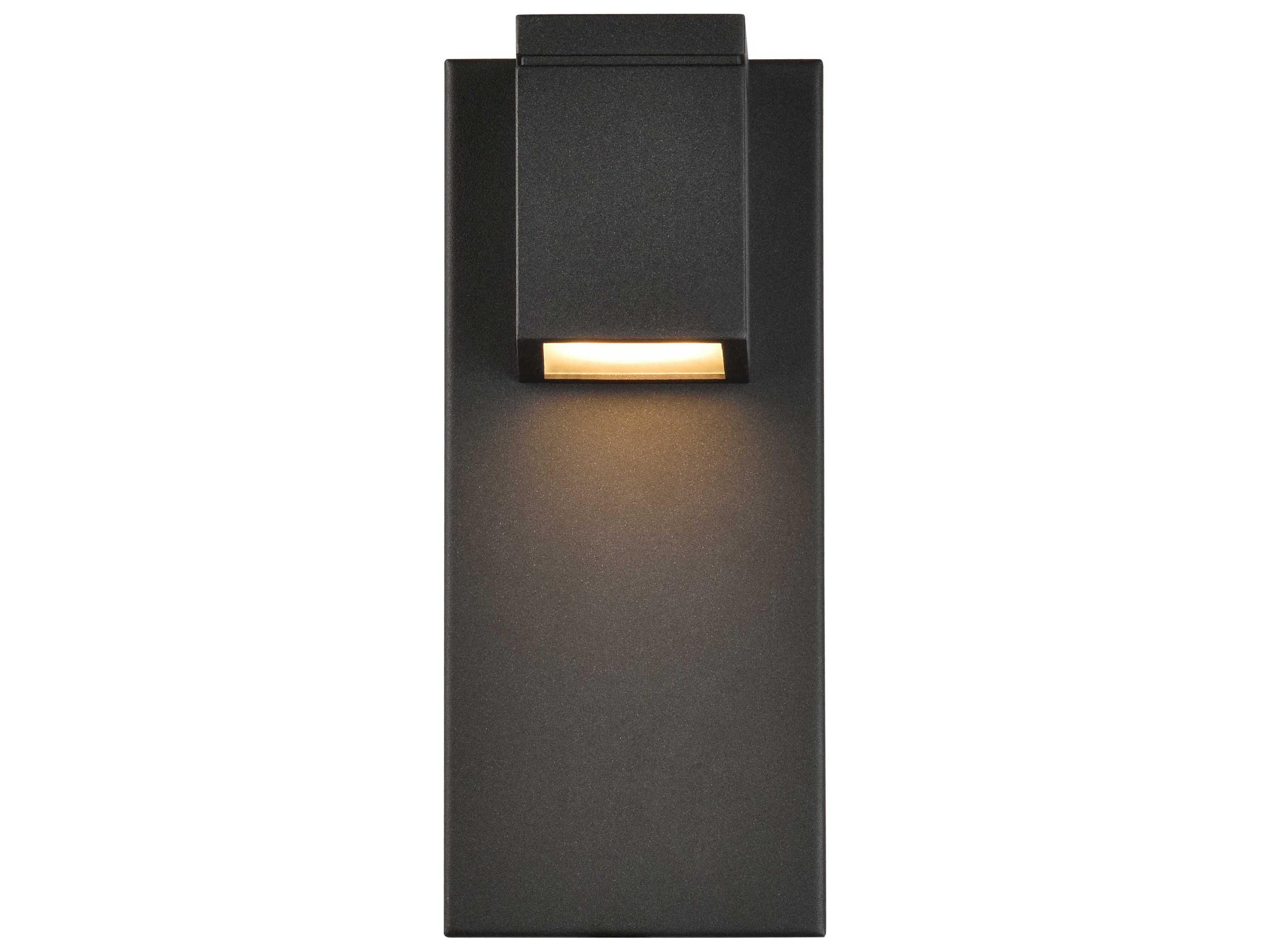Elegant Lighting Raine Glass LED Outdoor Wall Light