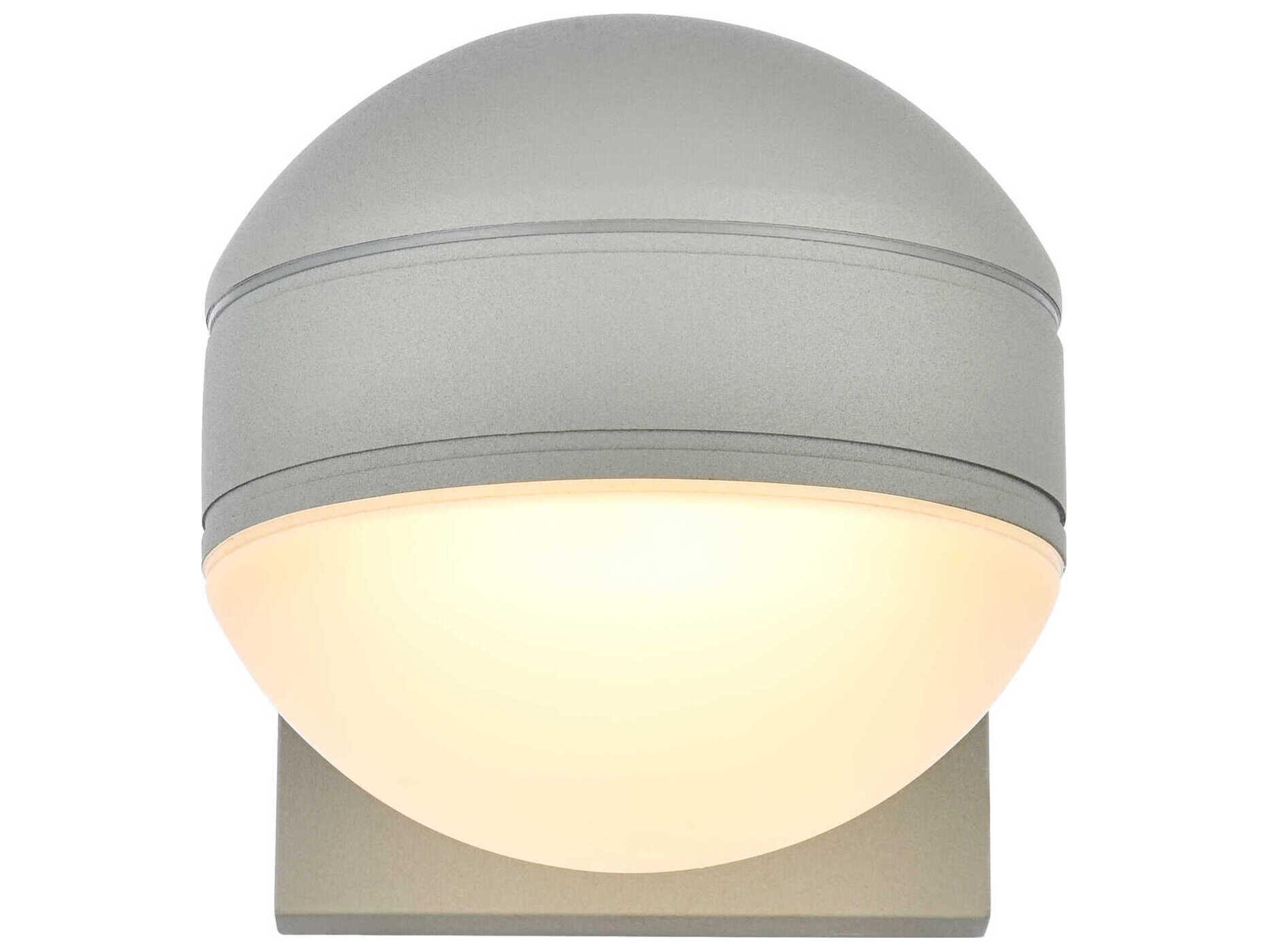 Elegant Lighting Raine Glass LED Outdoor Wall Light