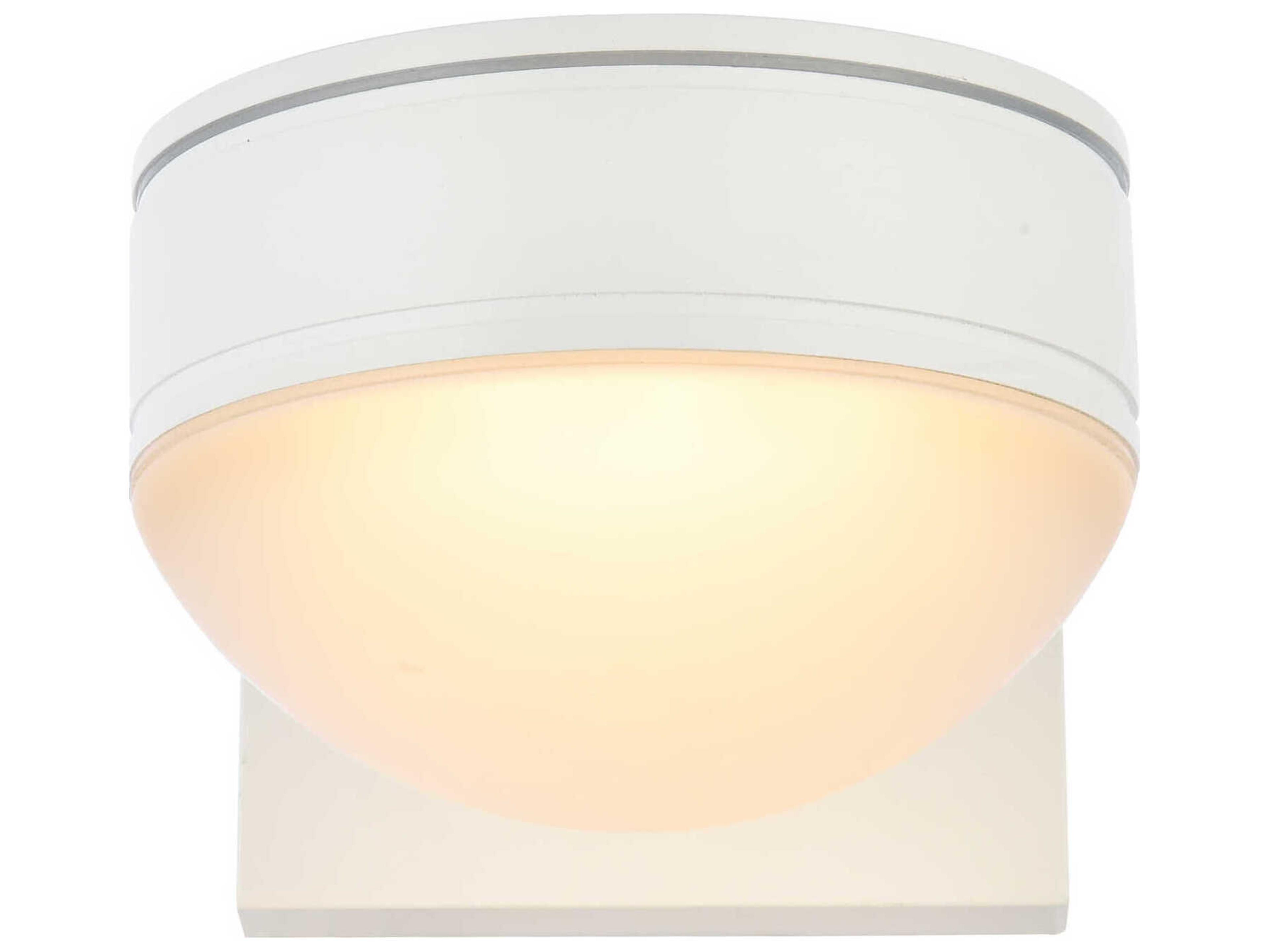 Elegant Lighting Raine Glass LED Outdoor Wall Light