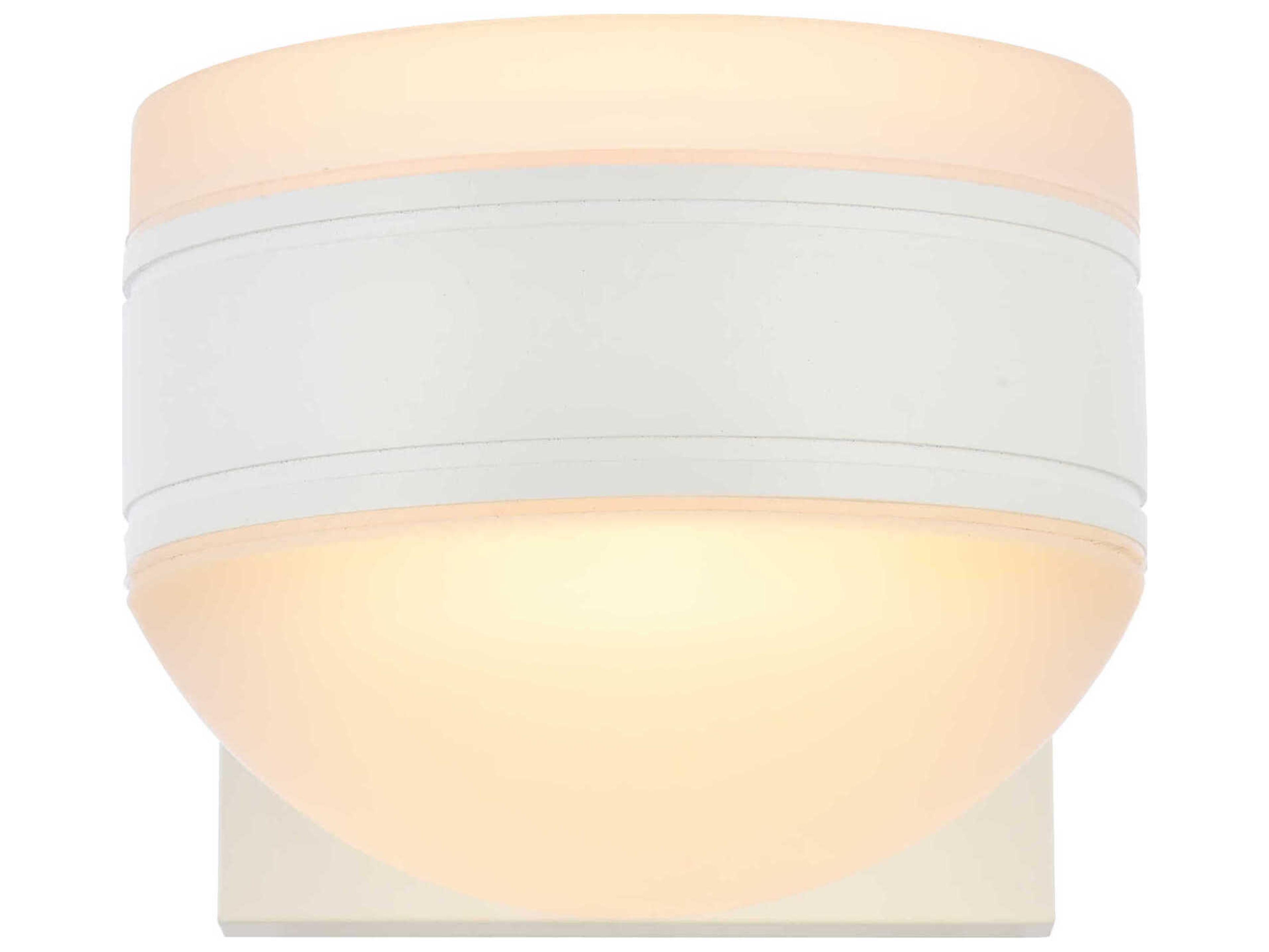 Elegant Lighting Raine Glass LED Outdoor Wall Light