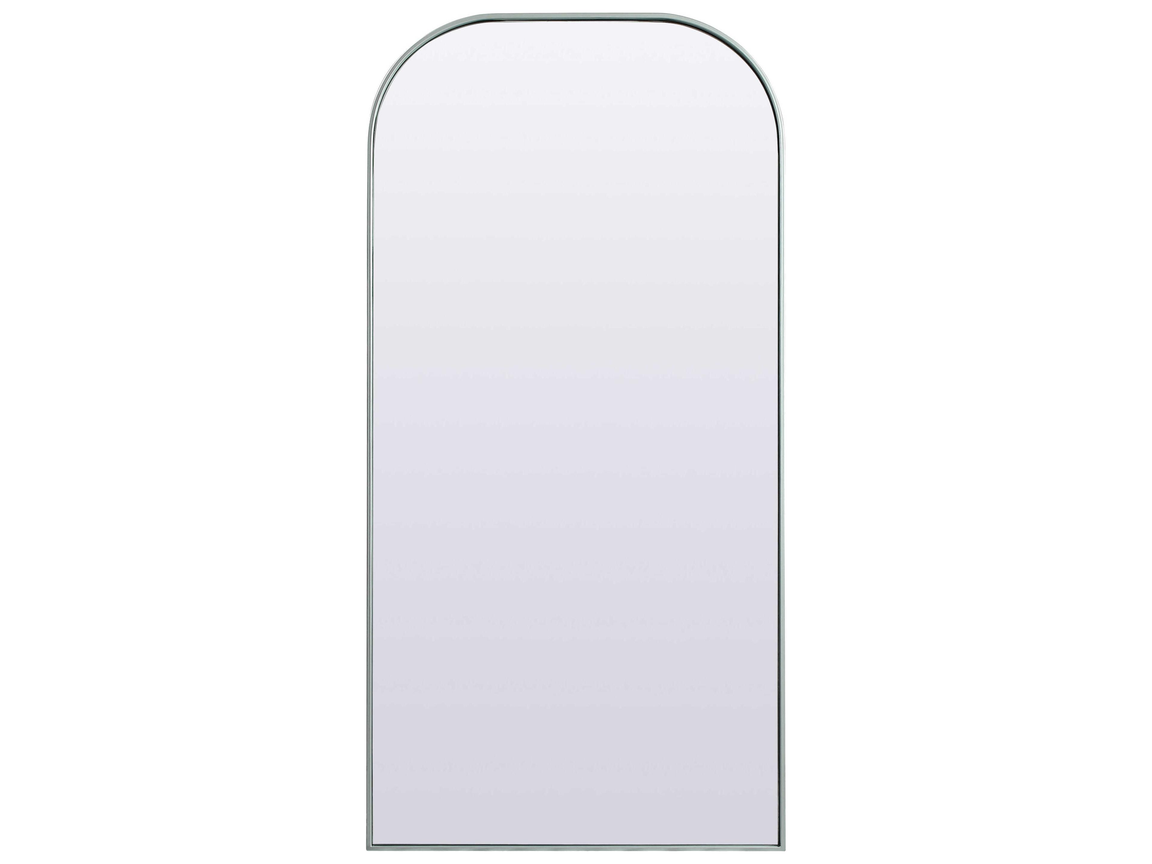 Elegant Lighting Blaire Silver Arch Floor Mirror