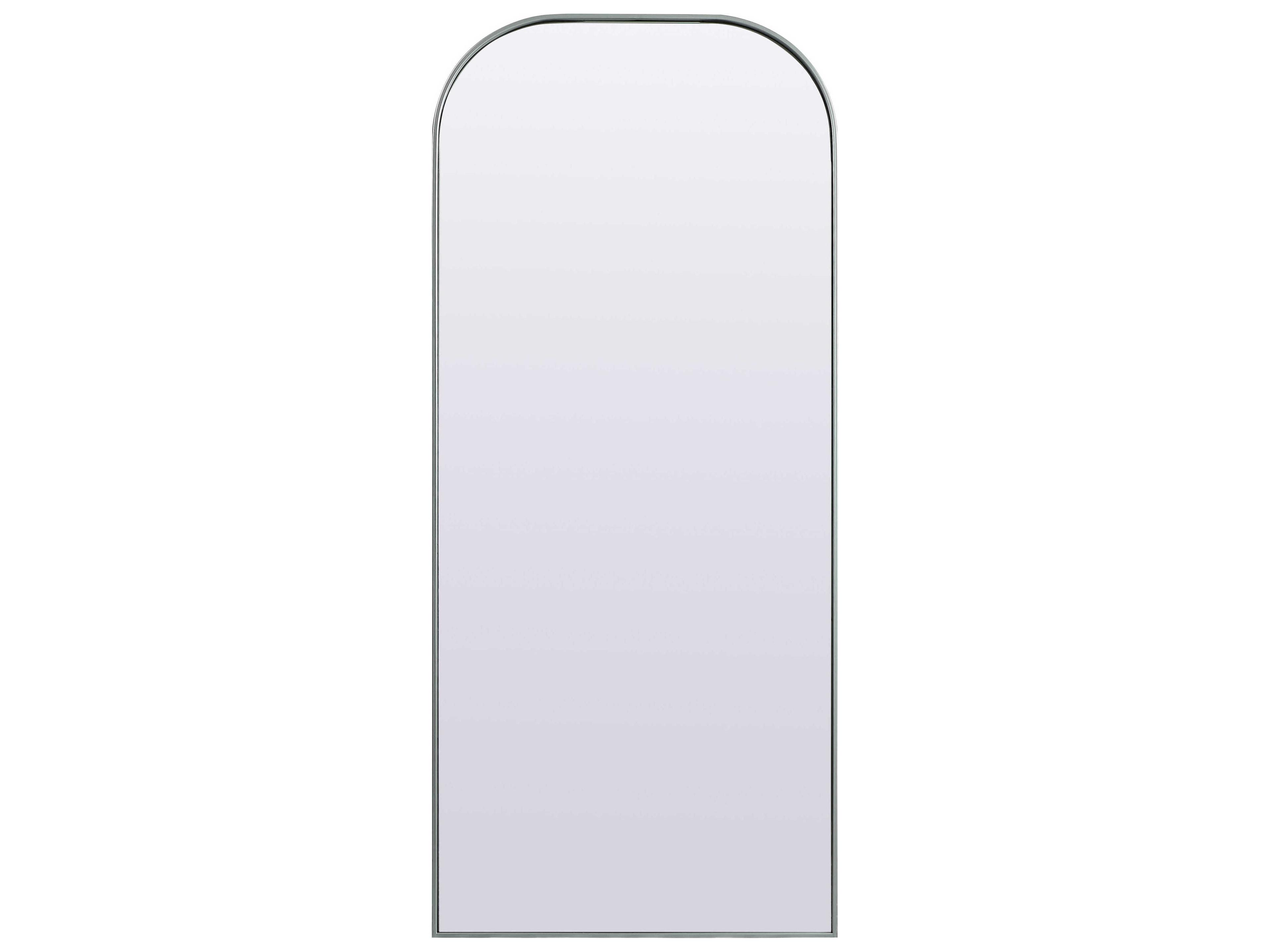 Elegant Lighting Blaire Silver Arch Floor Mirror