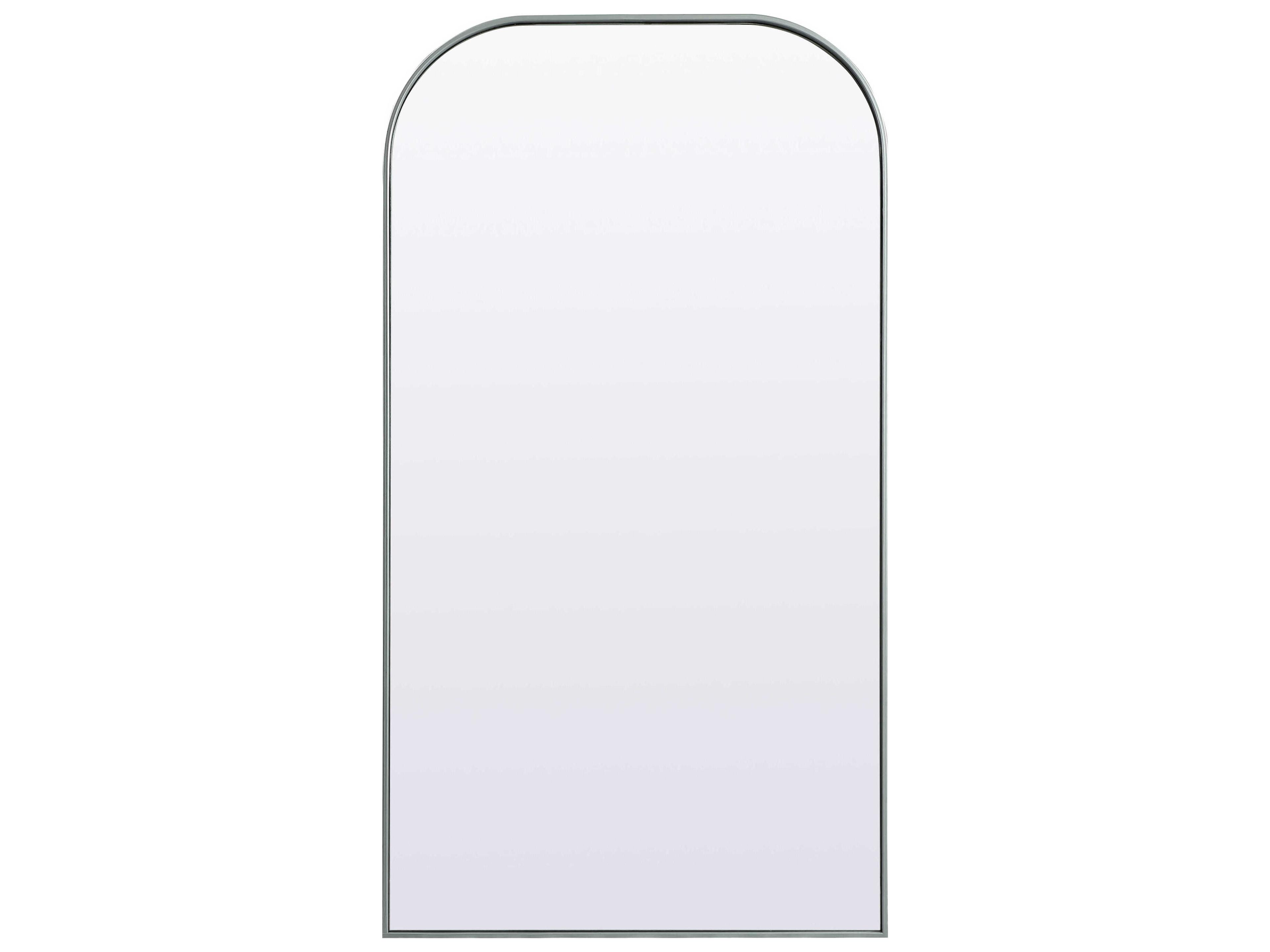 Elegant Lighting Blaire Silver Arch Floor Mirror