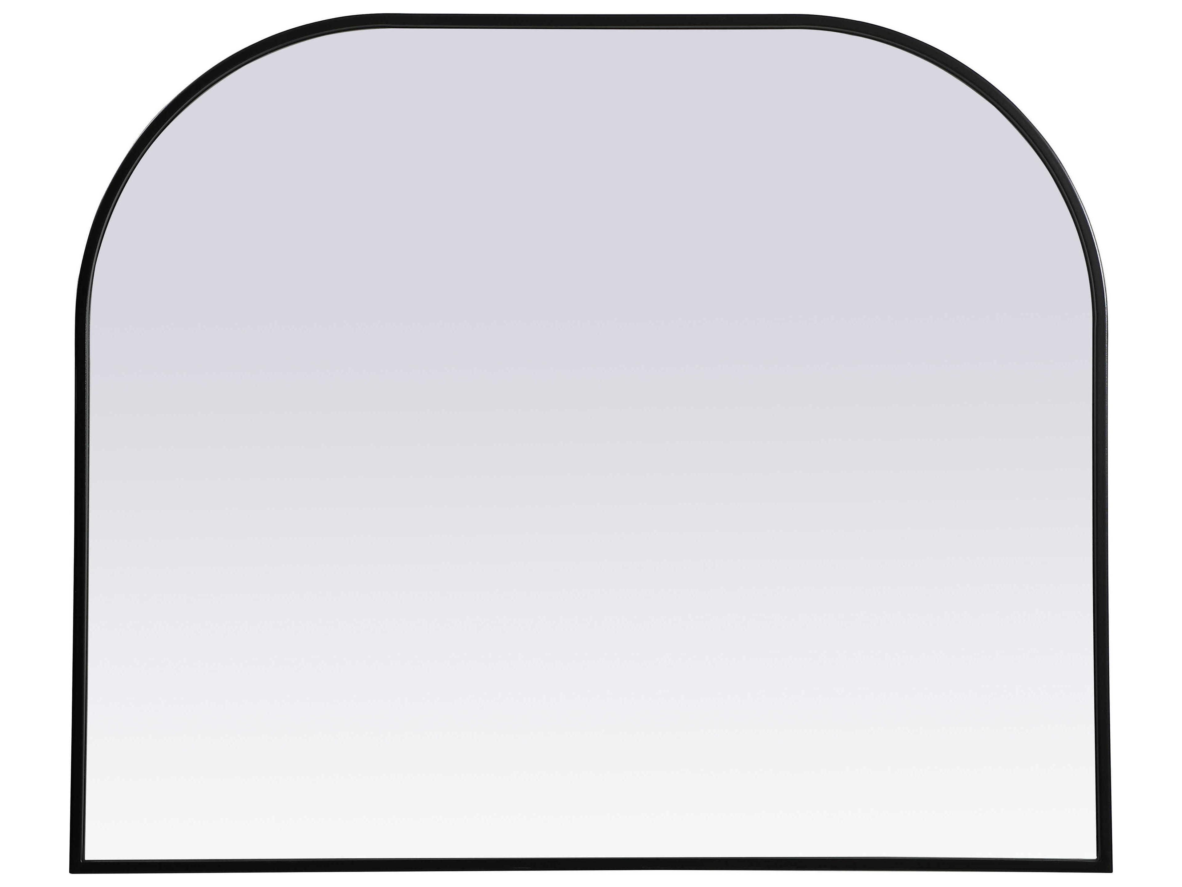 Elegant Lighting Blaire Black Arch Wall Mirror