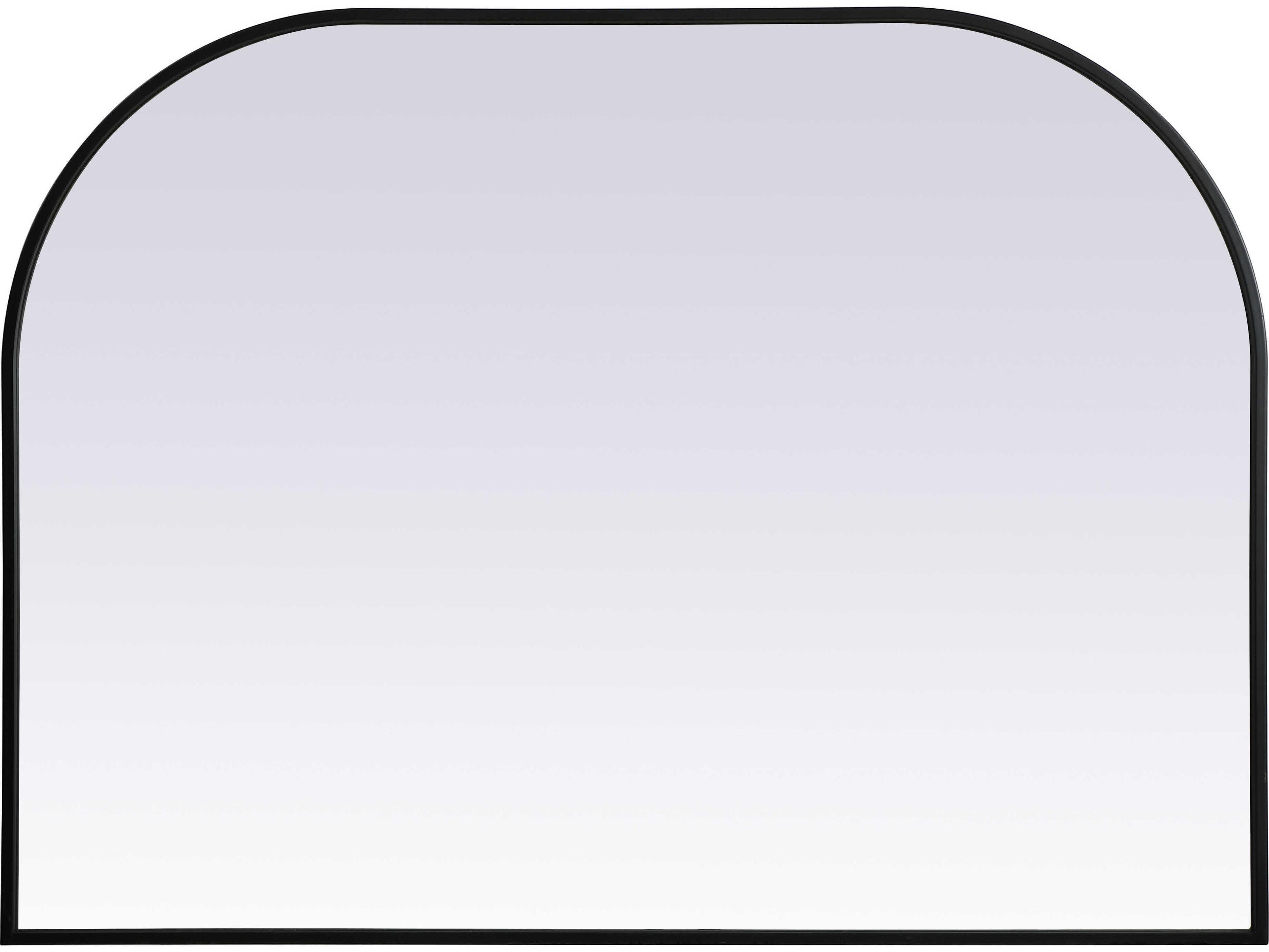 Elegant Lighting Blaire Black Arch Wall Mirror