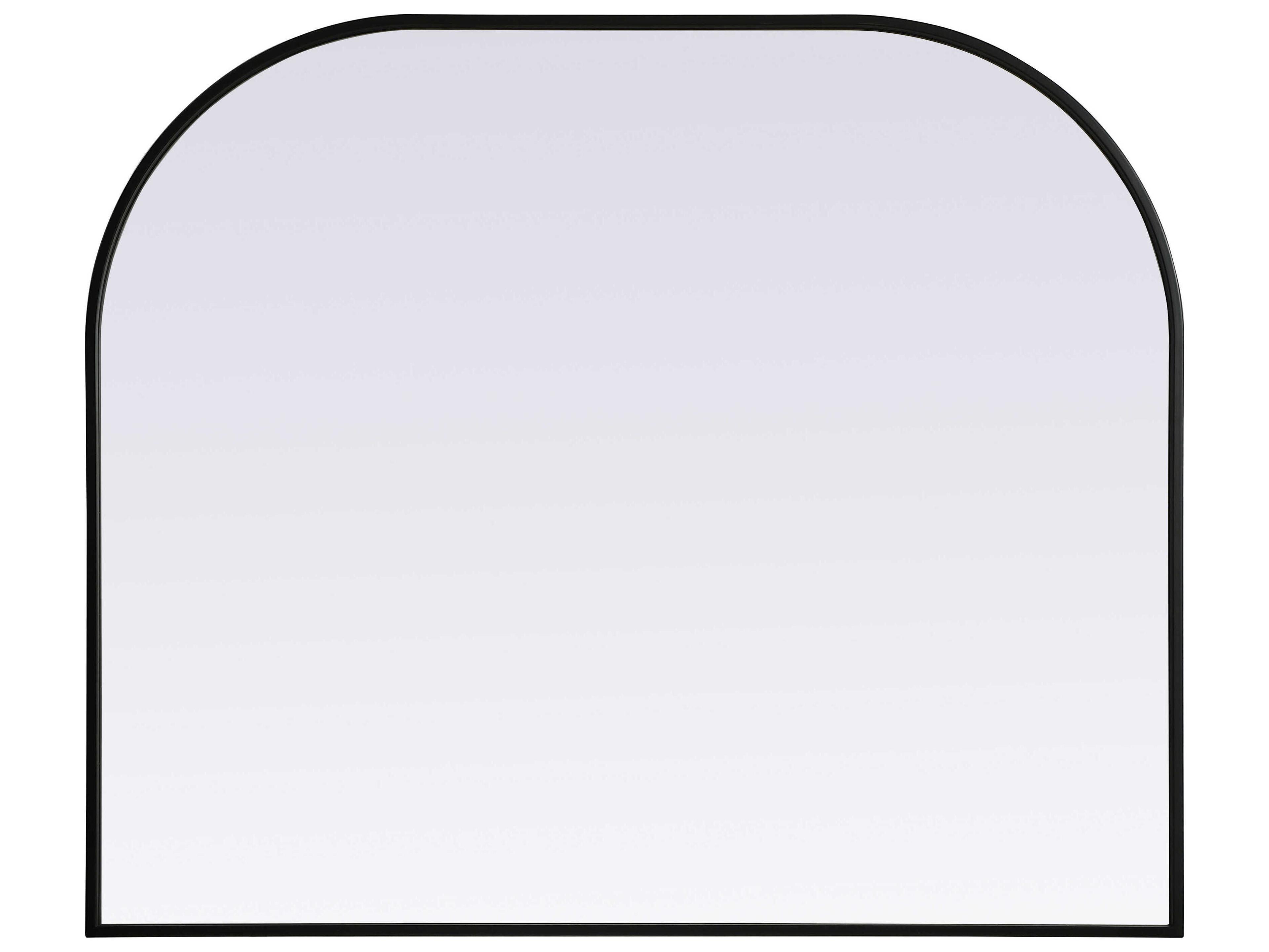 Elegant Lighting Blaire Black Arch Wall Mirror