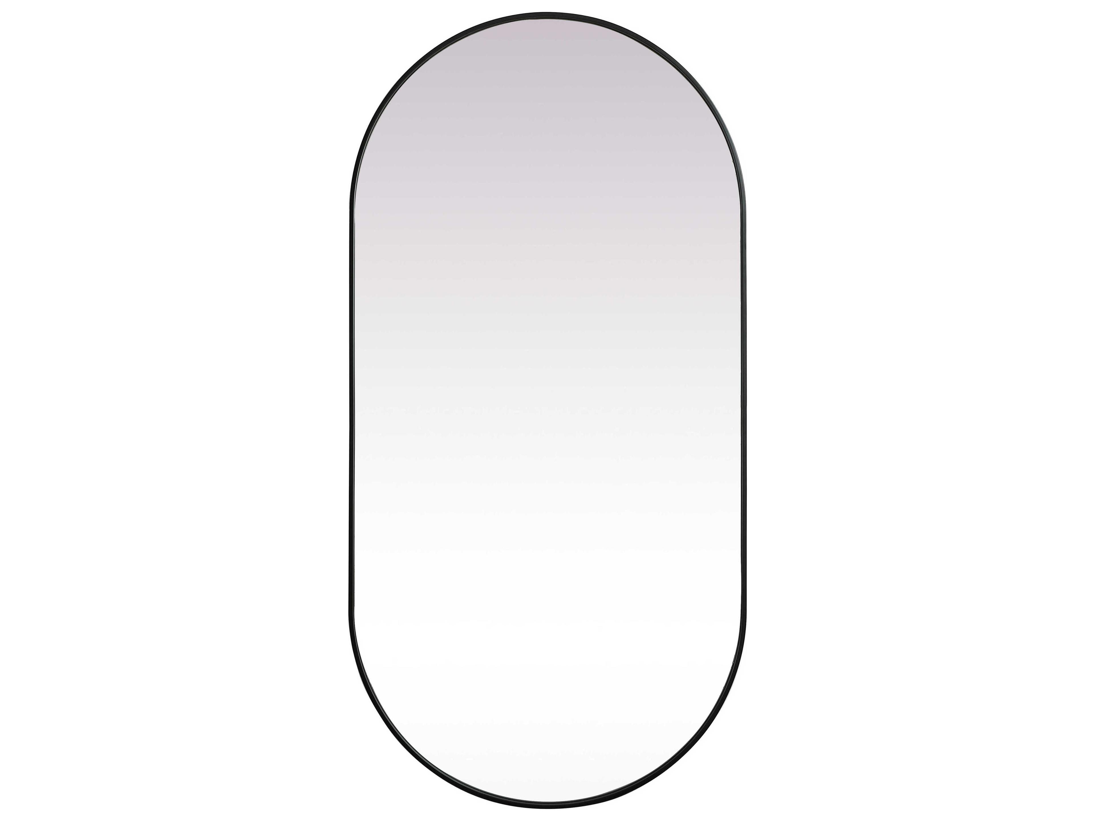 Elegant Lighting Asha Oval Wall Mirror