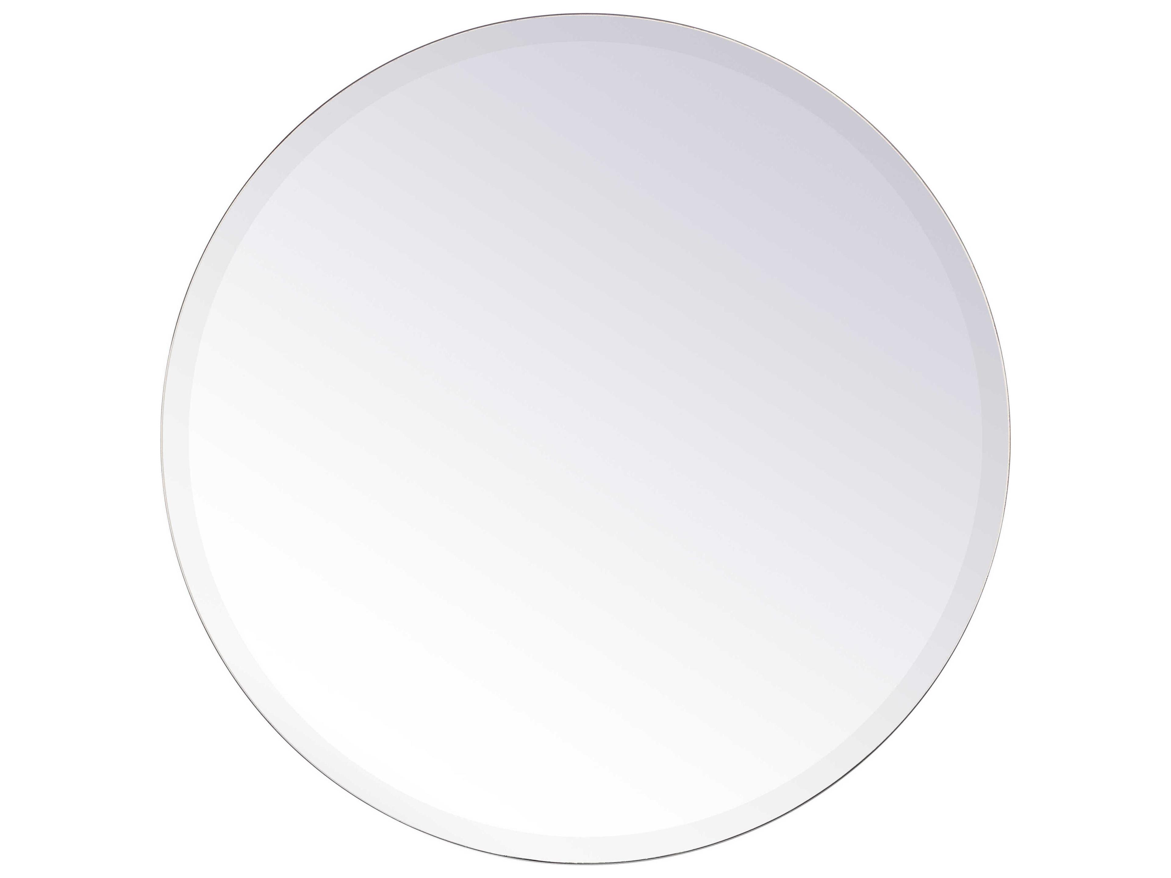 Elegant Lighting Gracin Clear Round Wall Mirror