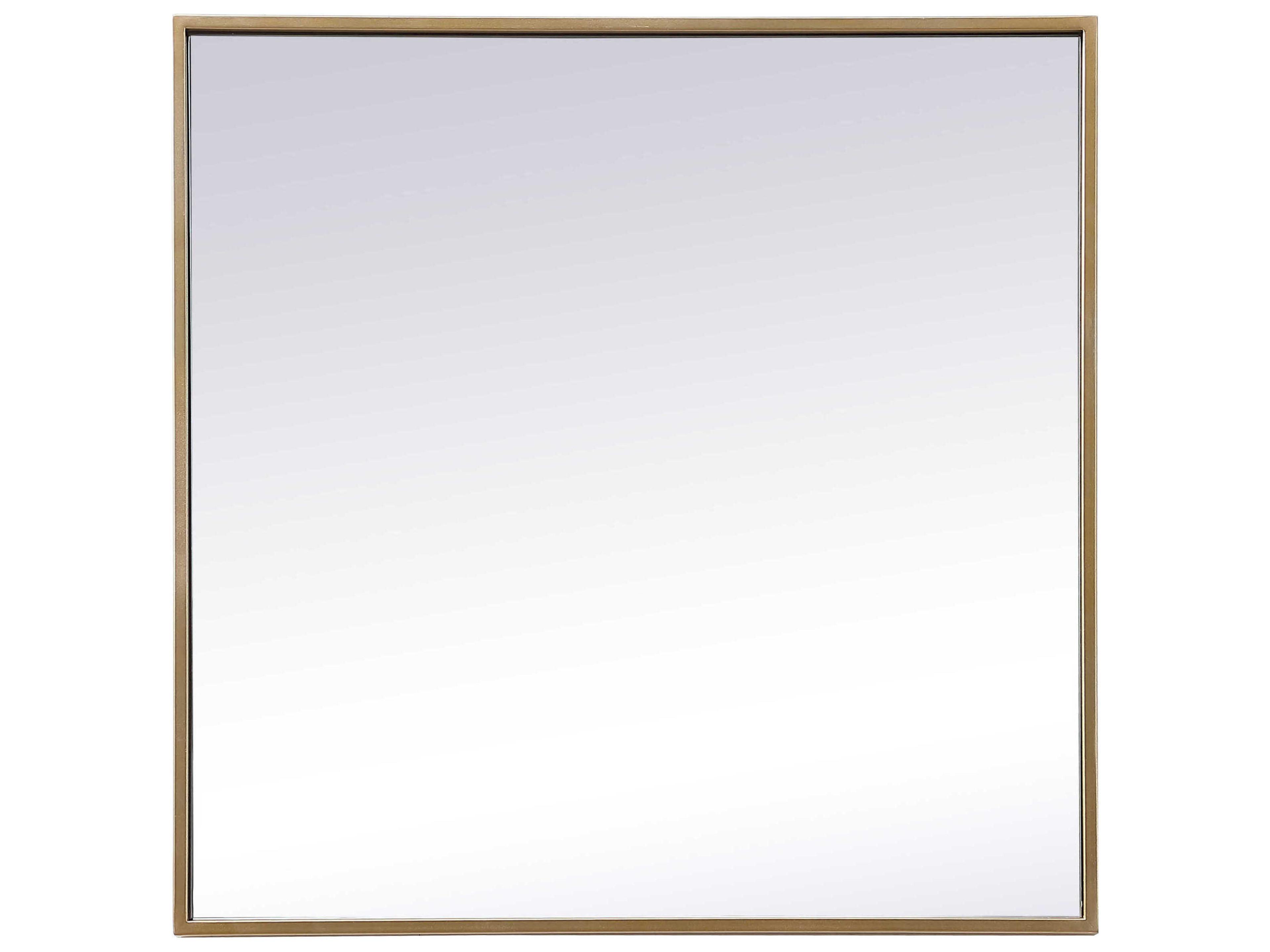 Elegant Lighting Eternity Square Wall Mirror