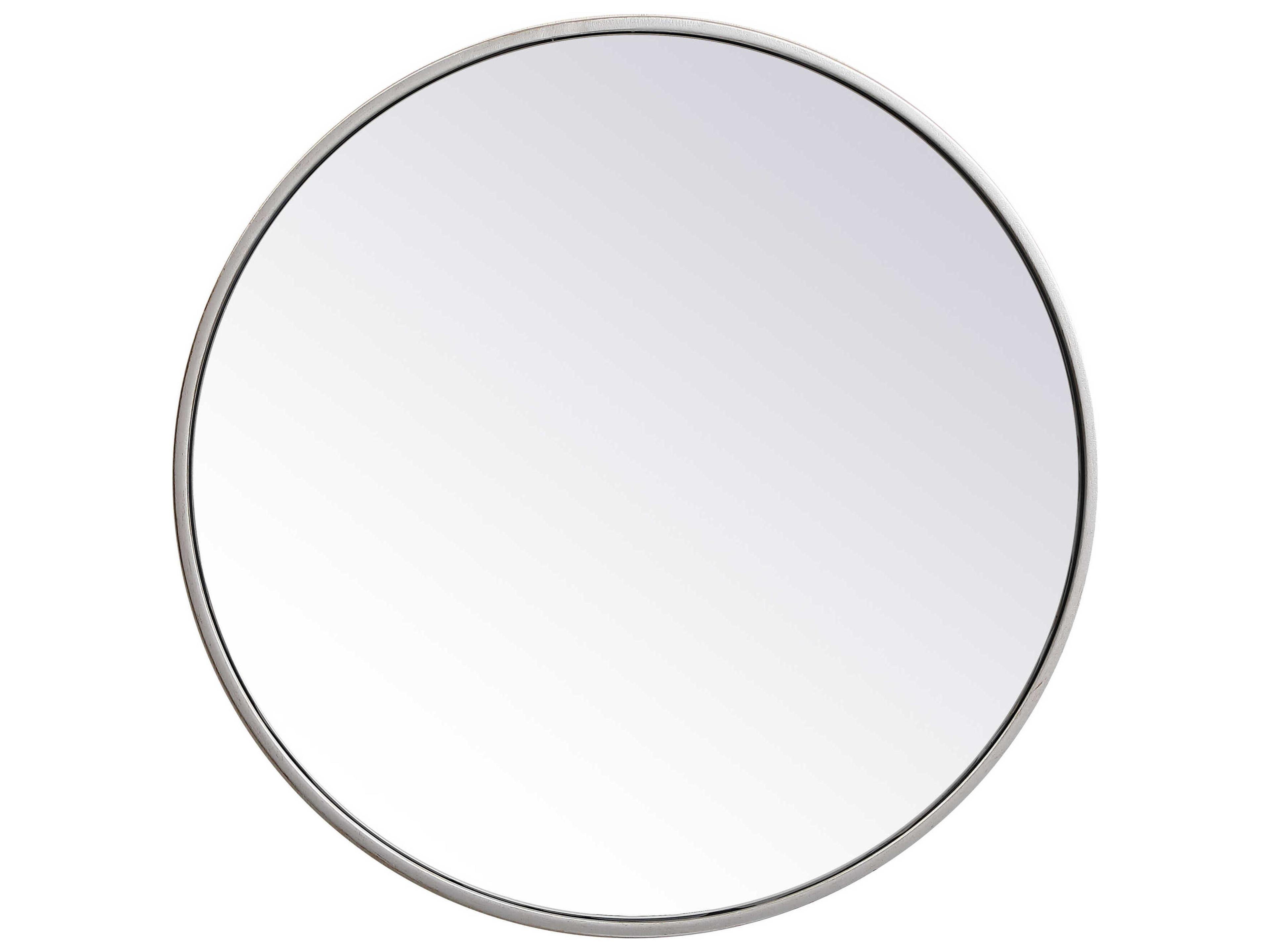 Eternity Silver Round Wall Mirror