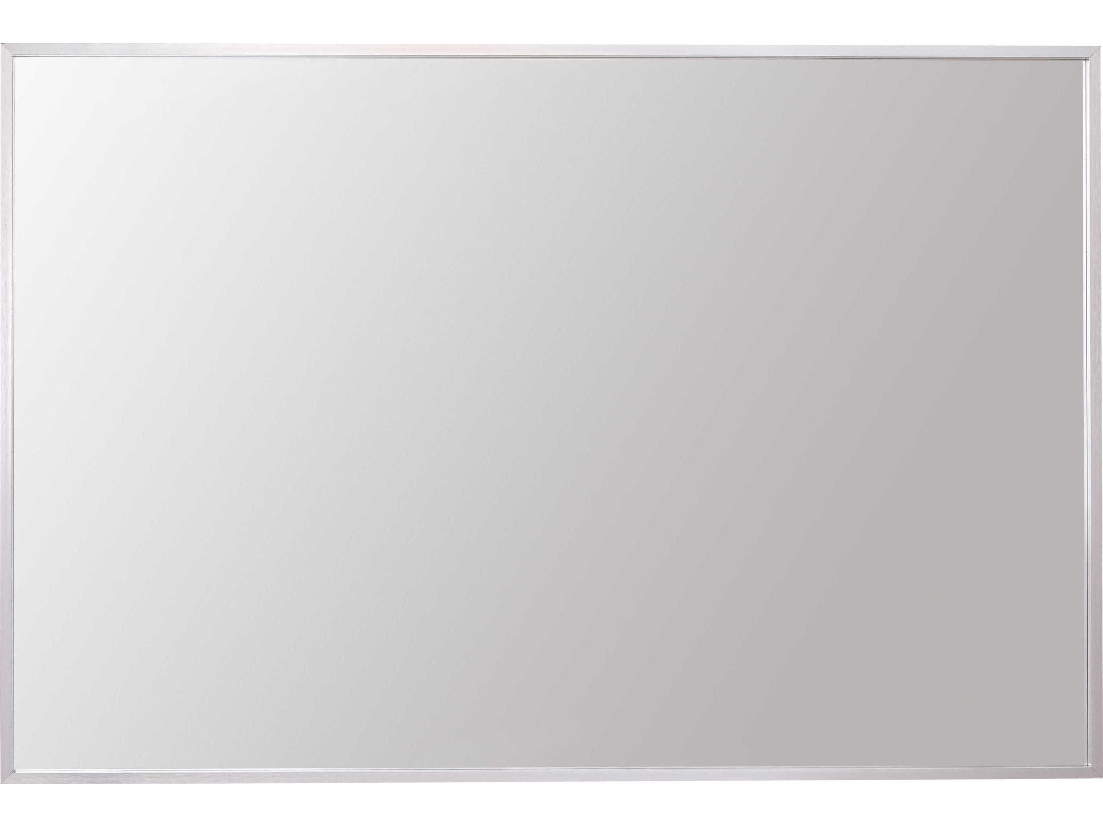 Elegant Lighting Grace Silver Rectangular Wall Mirror