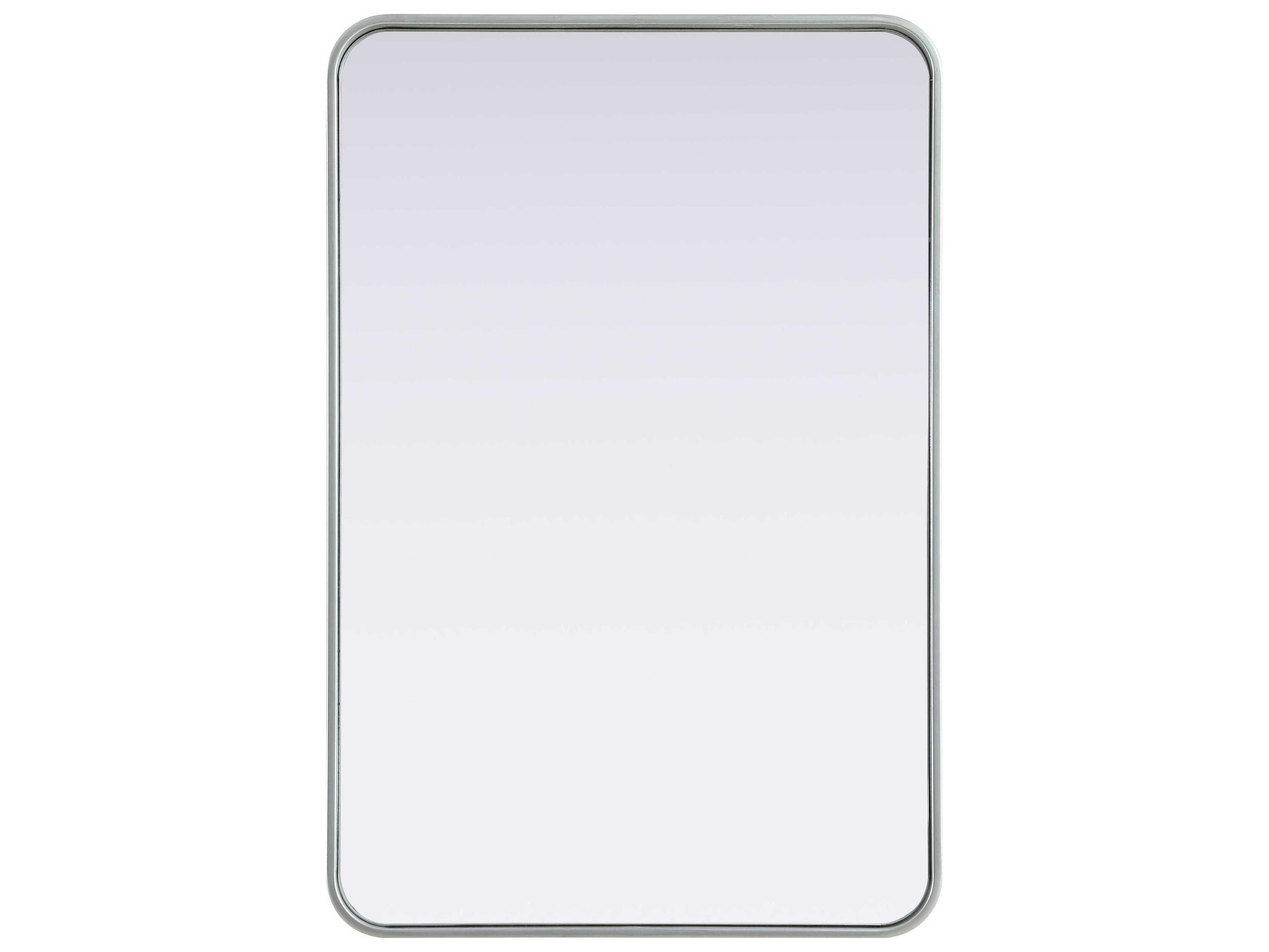 Elegant Lighting Remy Silver Rectangular Wall Mirror