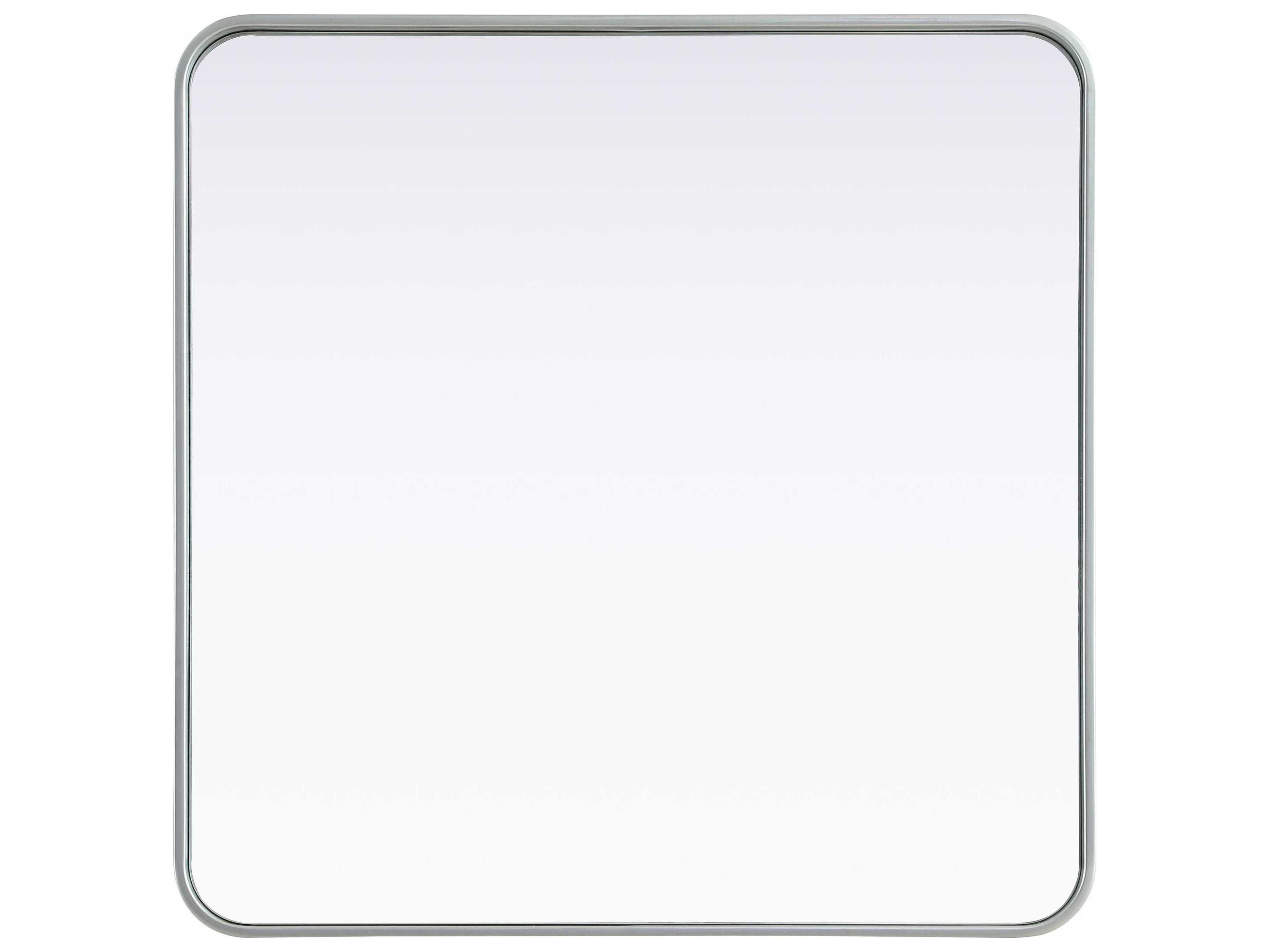 Elegant Lighting Remy Silver Square Wall Mirror
