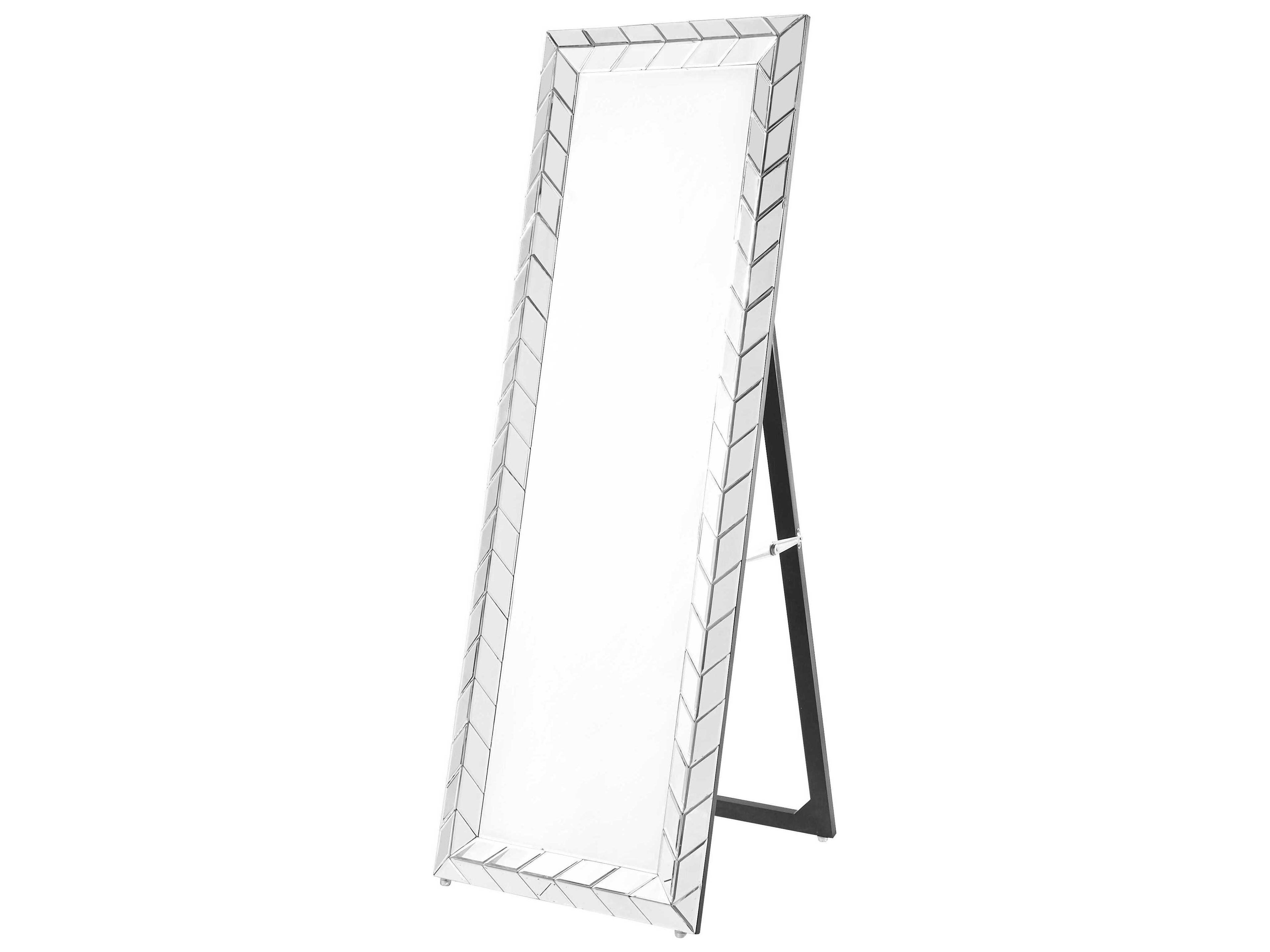 Elegant Lighting Sparkle Clear Floor Mirror