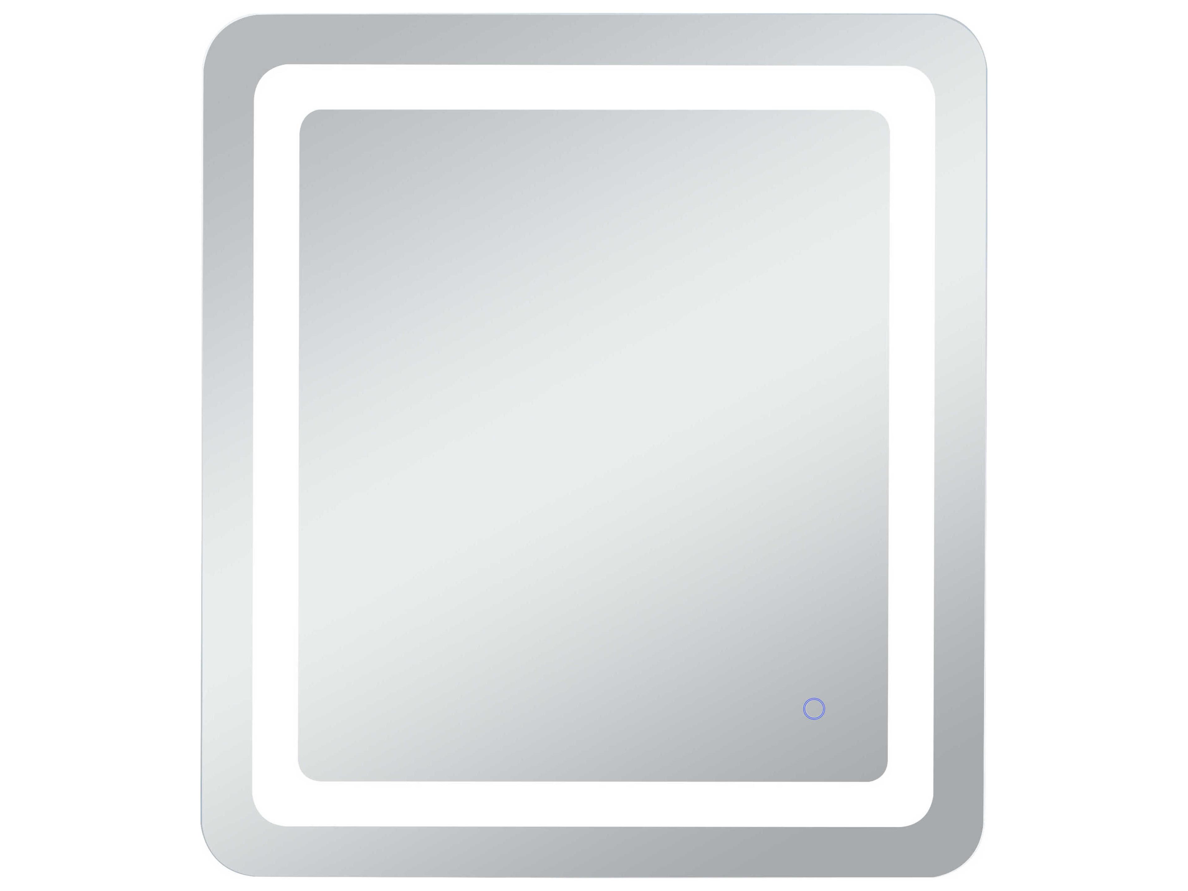 Elegant Lighting Genesis Rectangular Wall Mirror