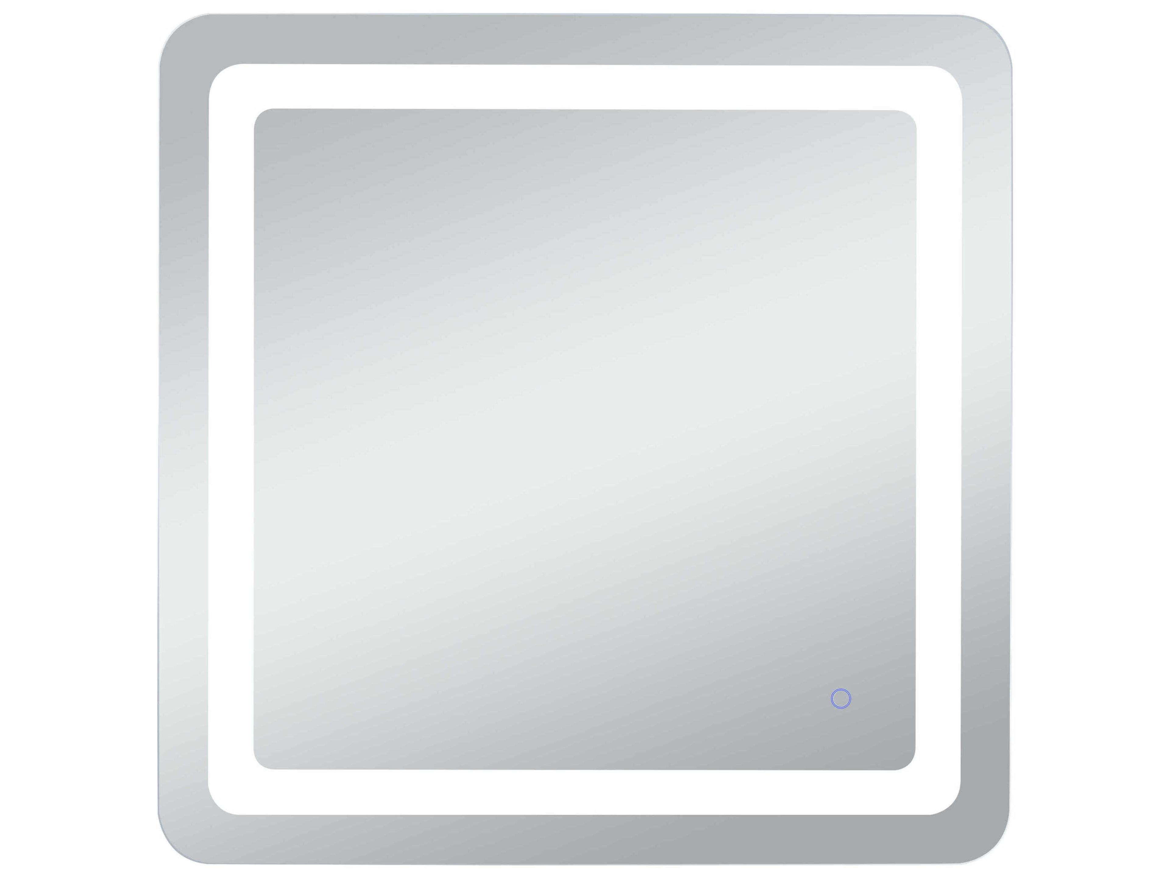 Elegant Lighting Genesis Square Wall Mirror