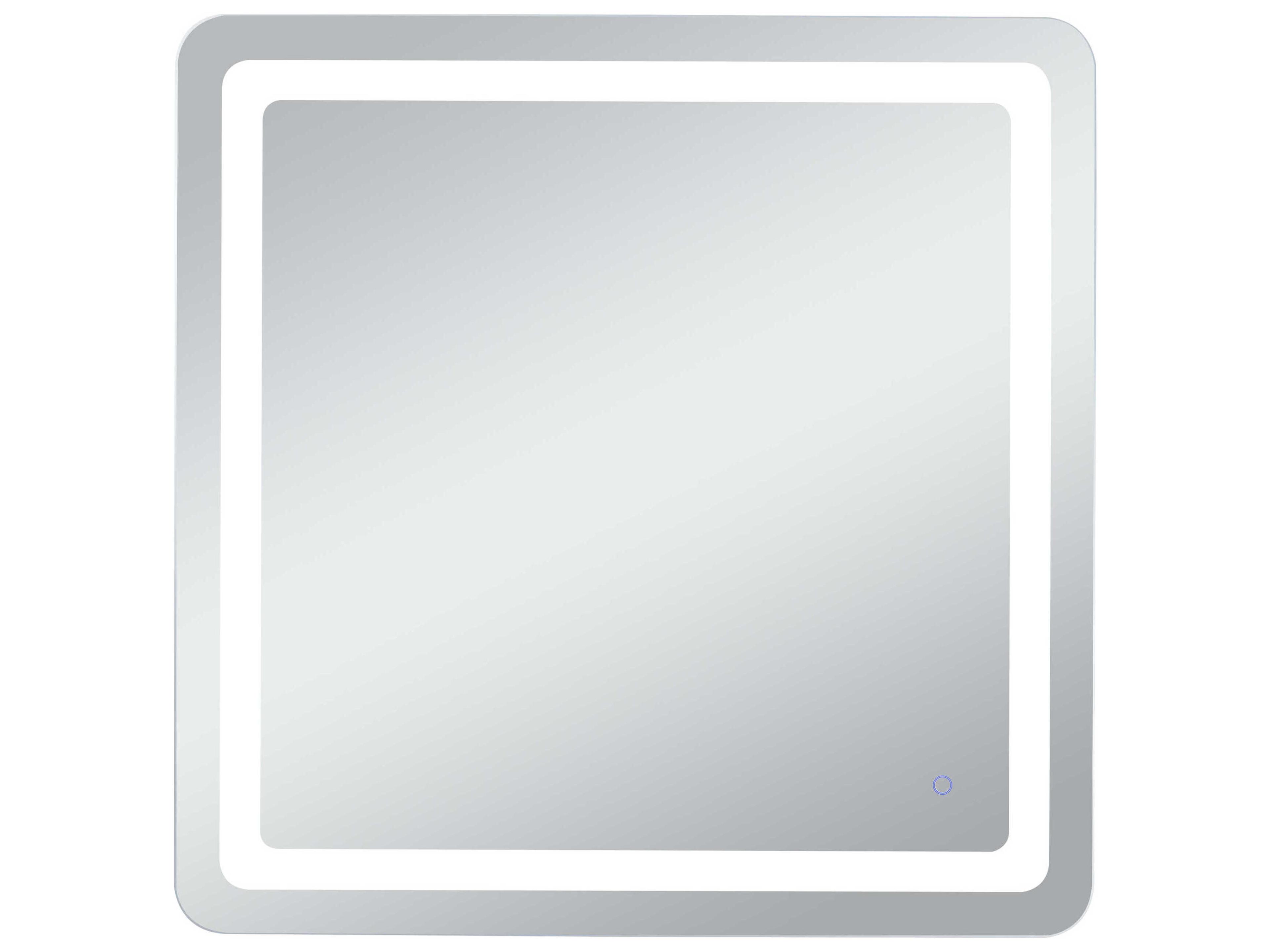 Elegant Lighting Genesis Square Wall Mirror