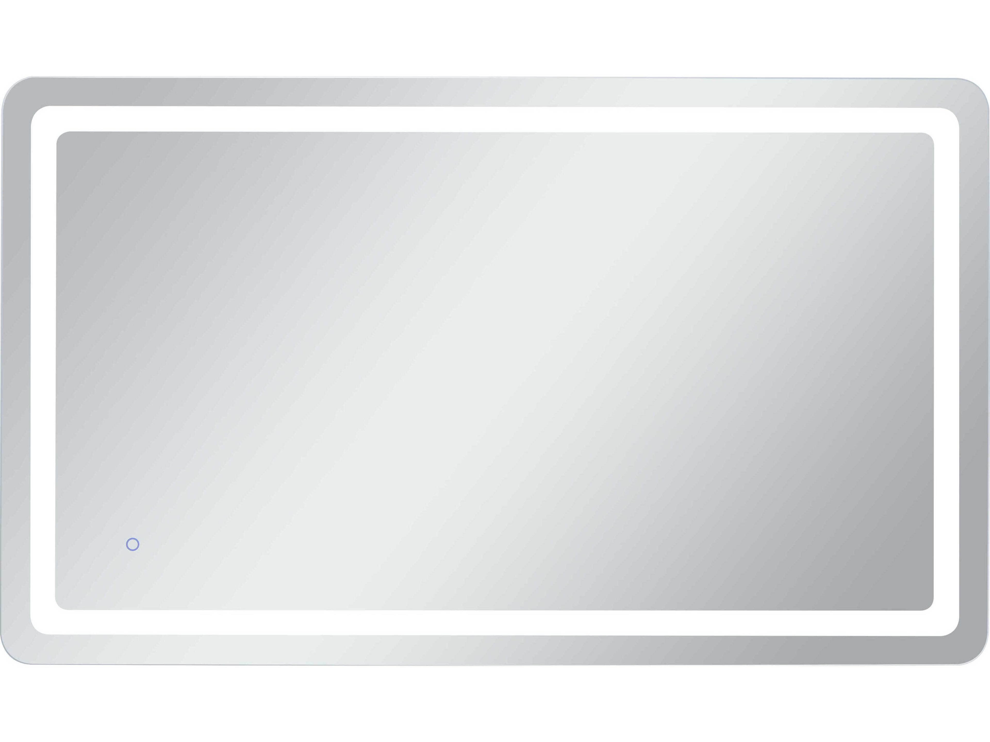 Elegant Lighting Genesis Rectangular Wall Mirror