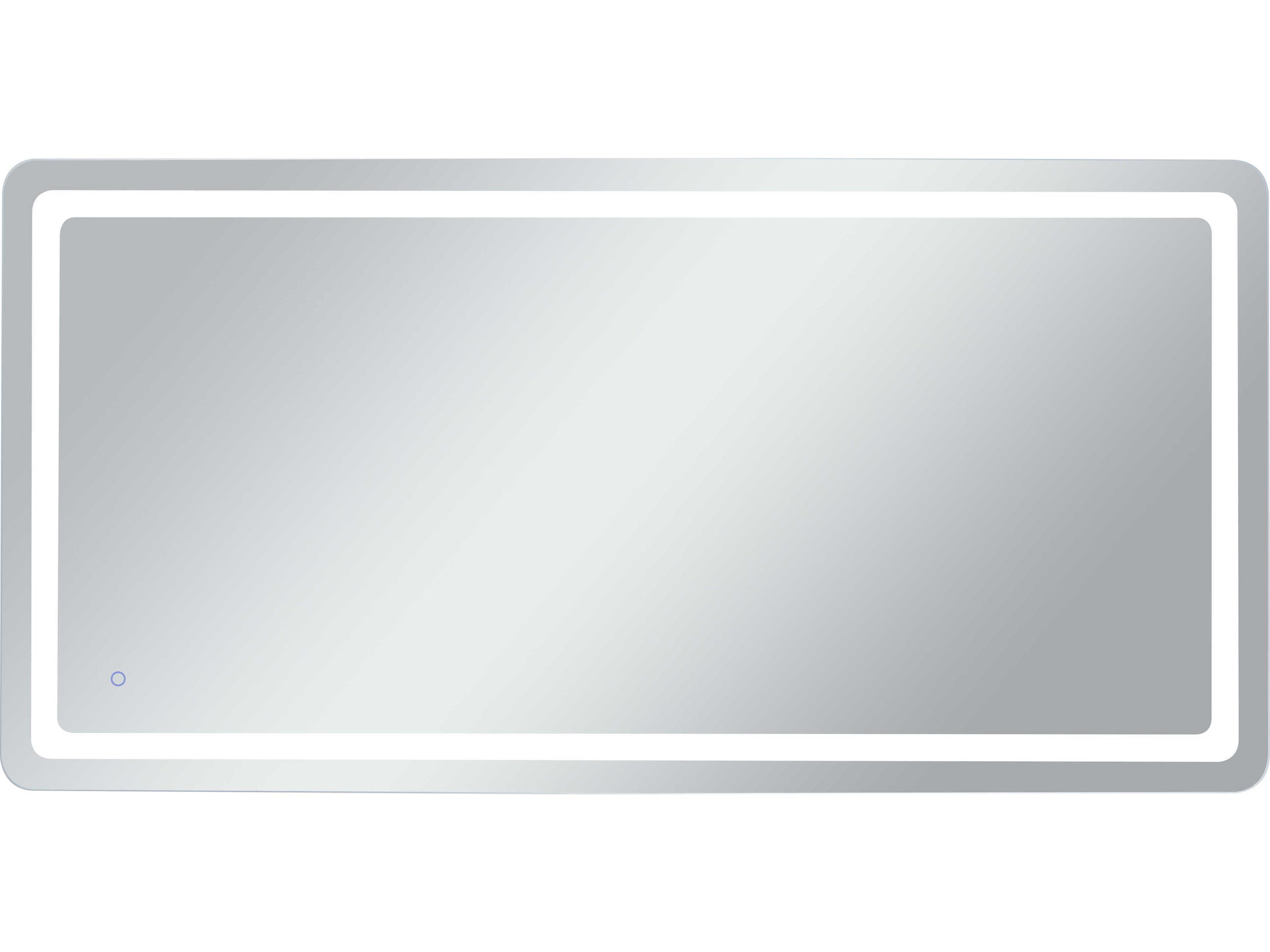 Elegant Lighting Genesis Rectangular Wall Mirror