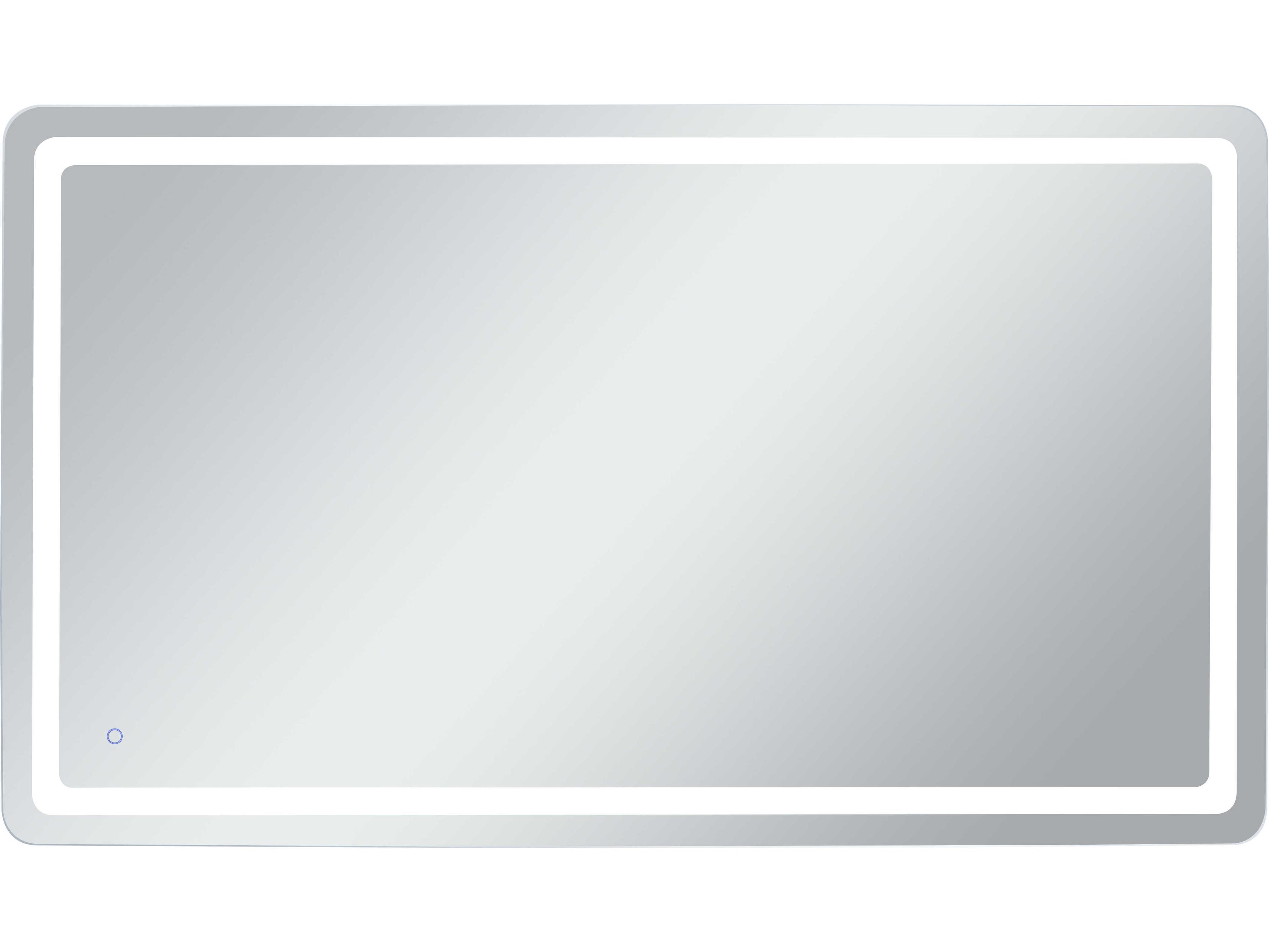 Elegant Lighting Genesis Rectangular Wall Mirror