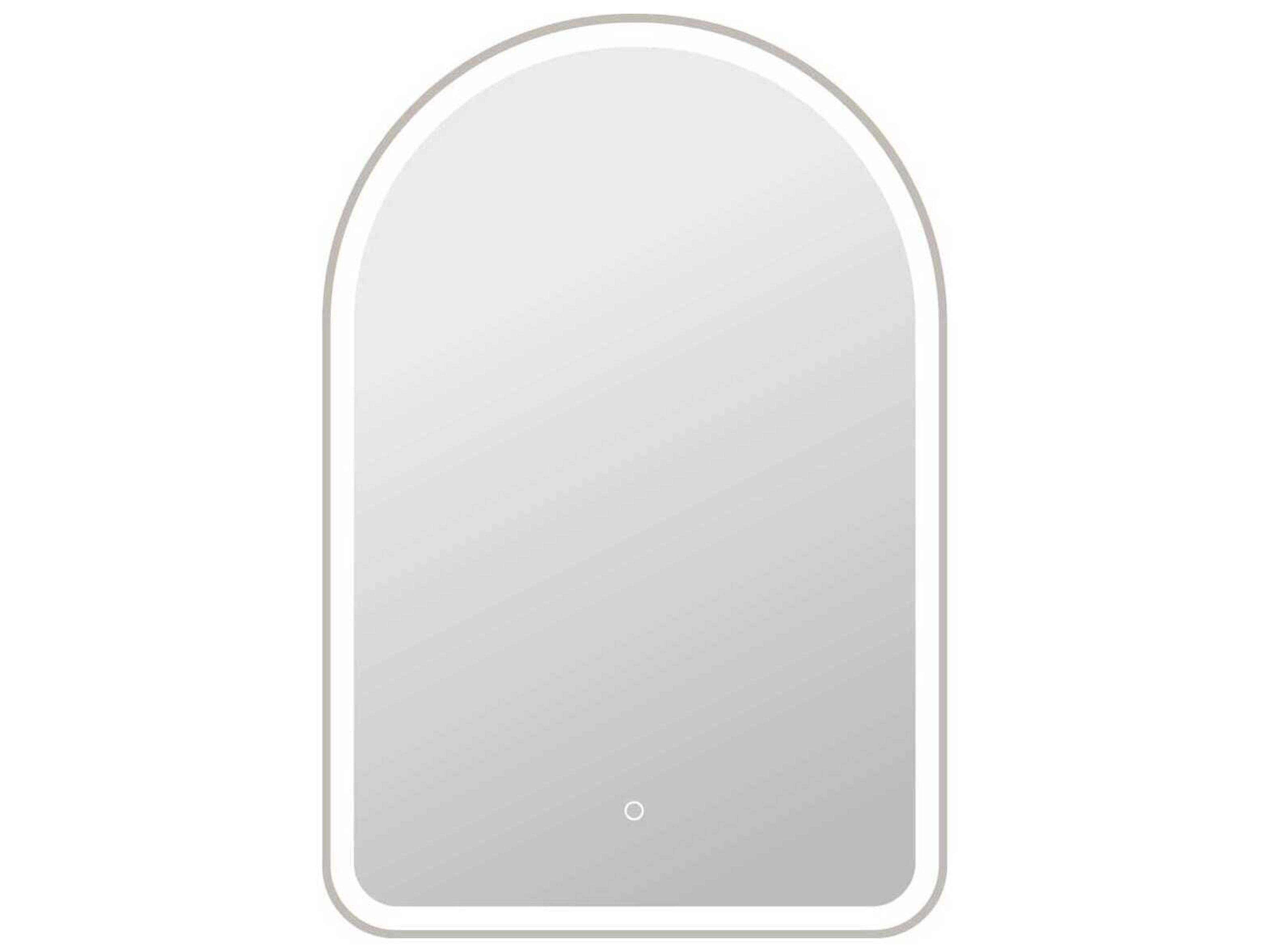 Elegant Lighting Harmoni Silver Arch Wall Mirror