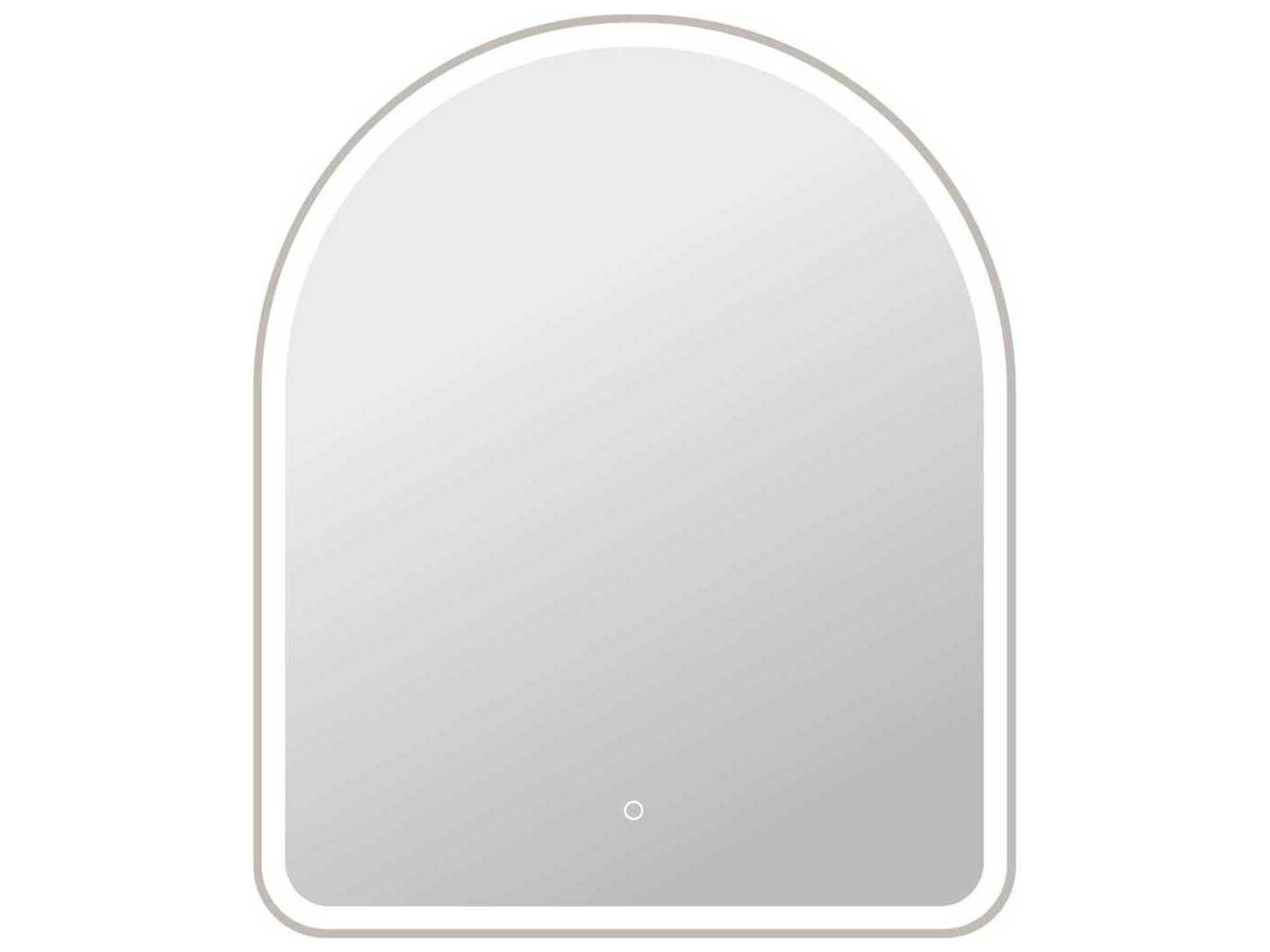 Elegant Lighting Harmoni Silver Arch Wall Mirror