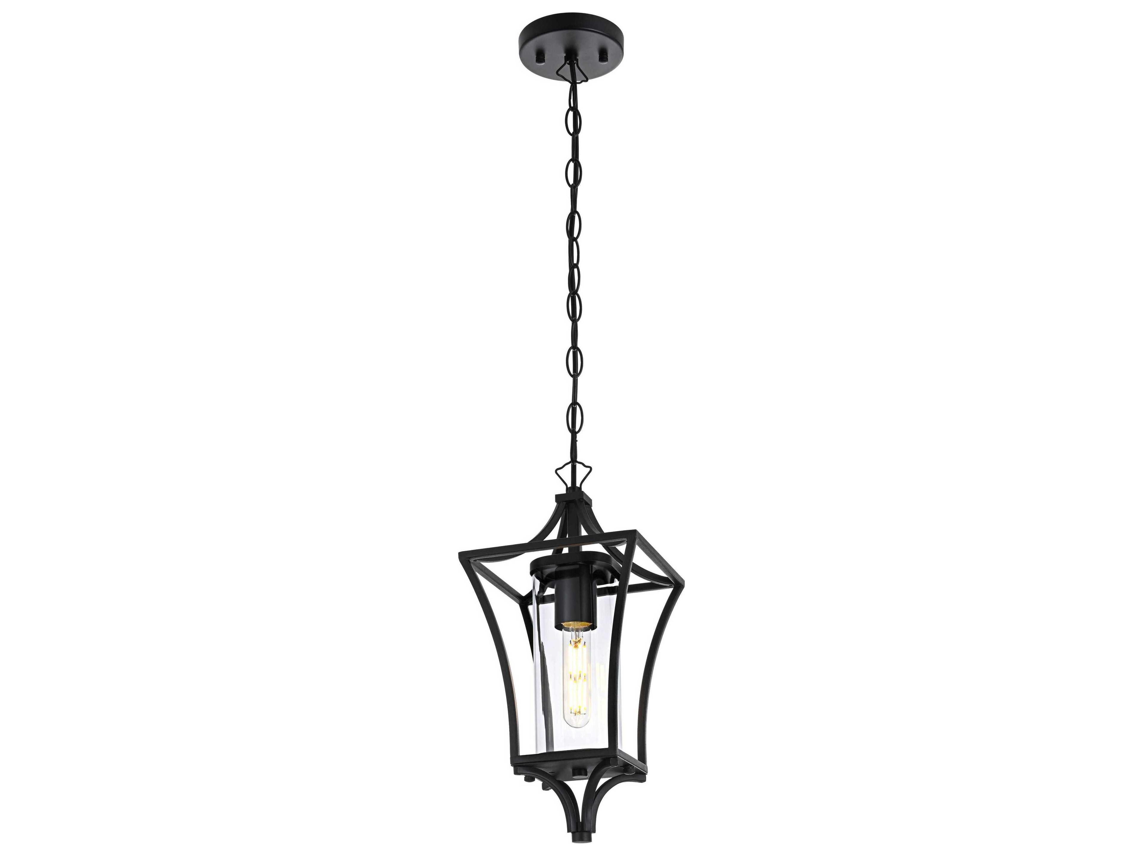 Elegant Lighting Belgrade 1-Light Outdoor Hanging Light