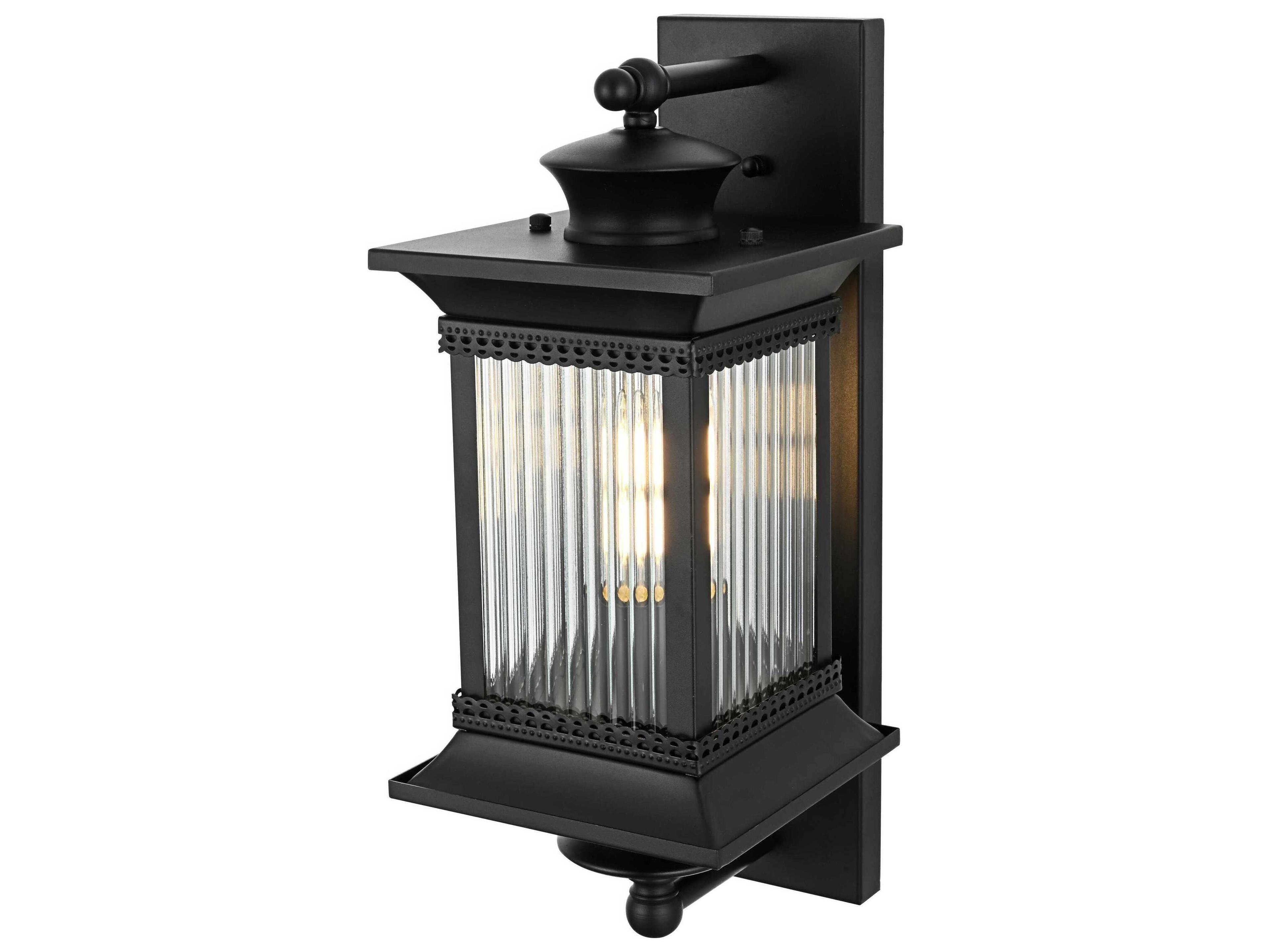 Elegant Lighting Collins 1-Light Outdoor Wall Light