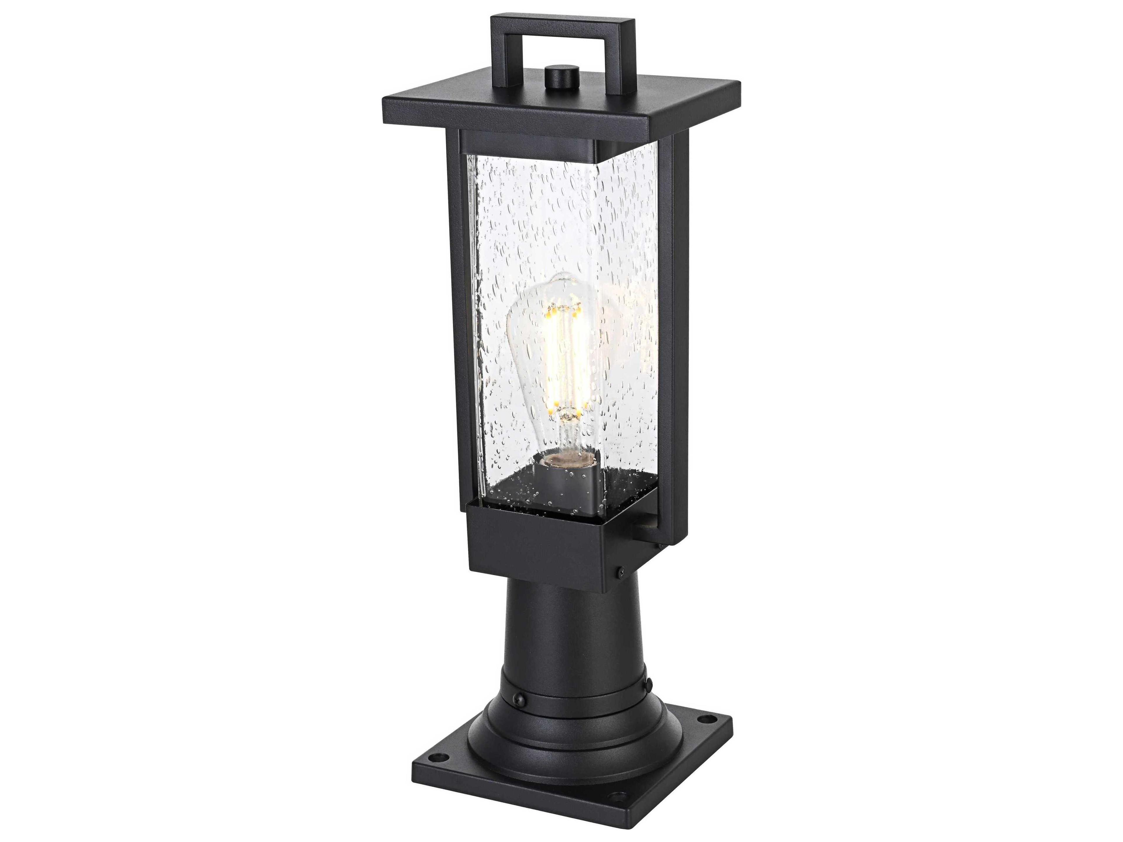 Elegant Lighting Tilton 1-Light Outdoor Post Light
