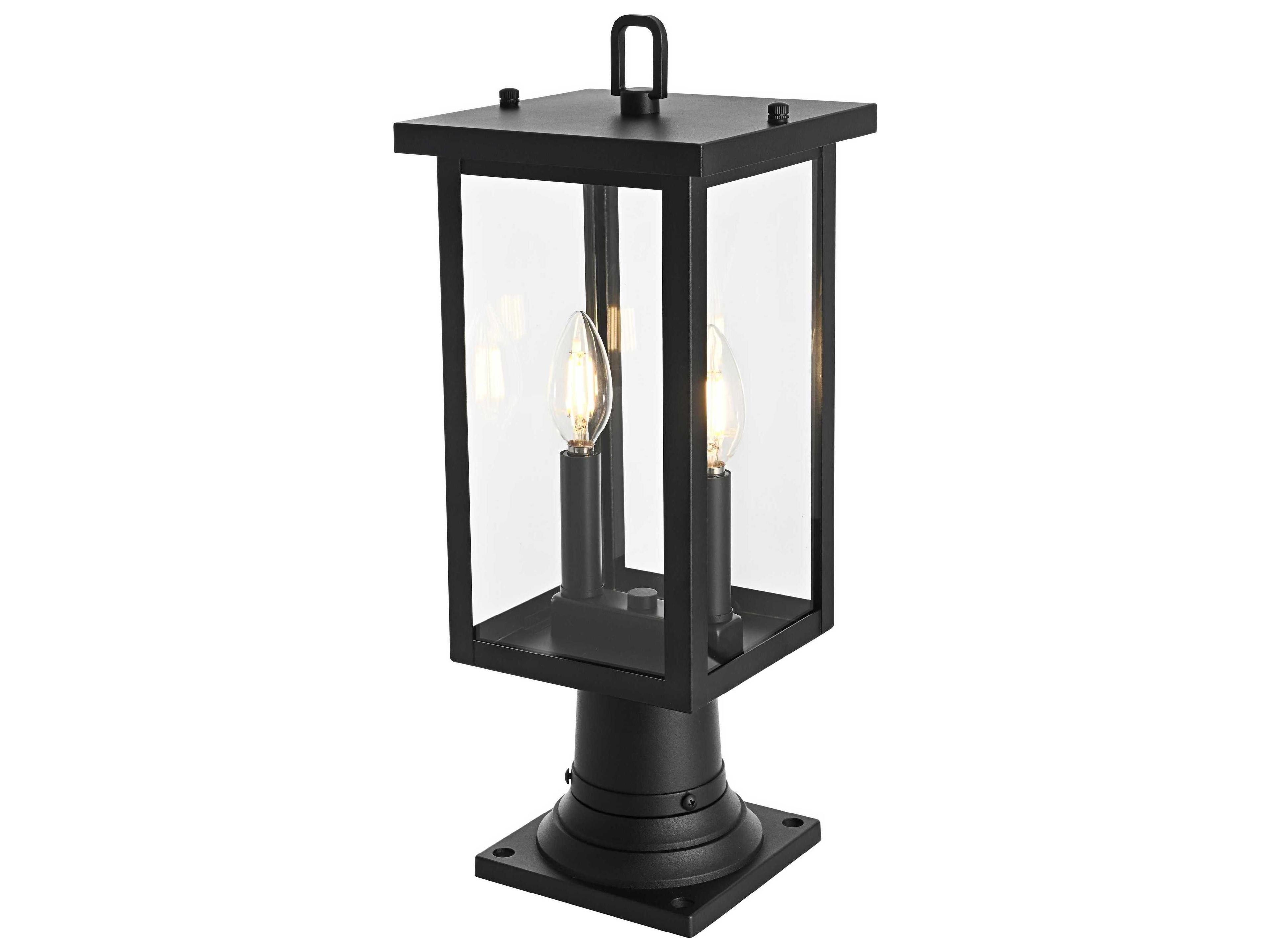 Elegant Lighting Venango 2-Light Outdoor Post Light