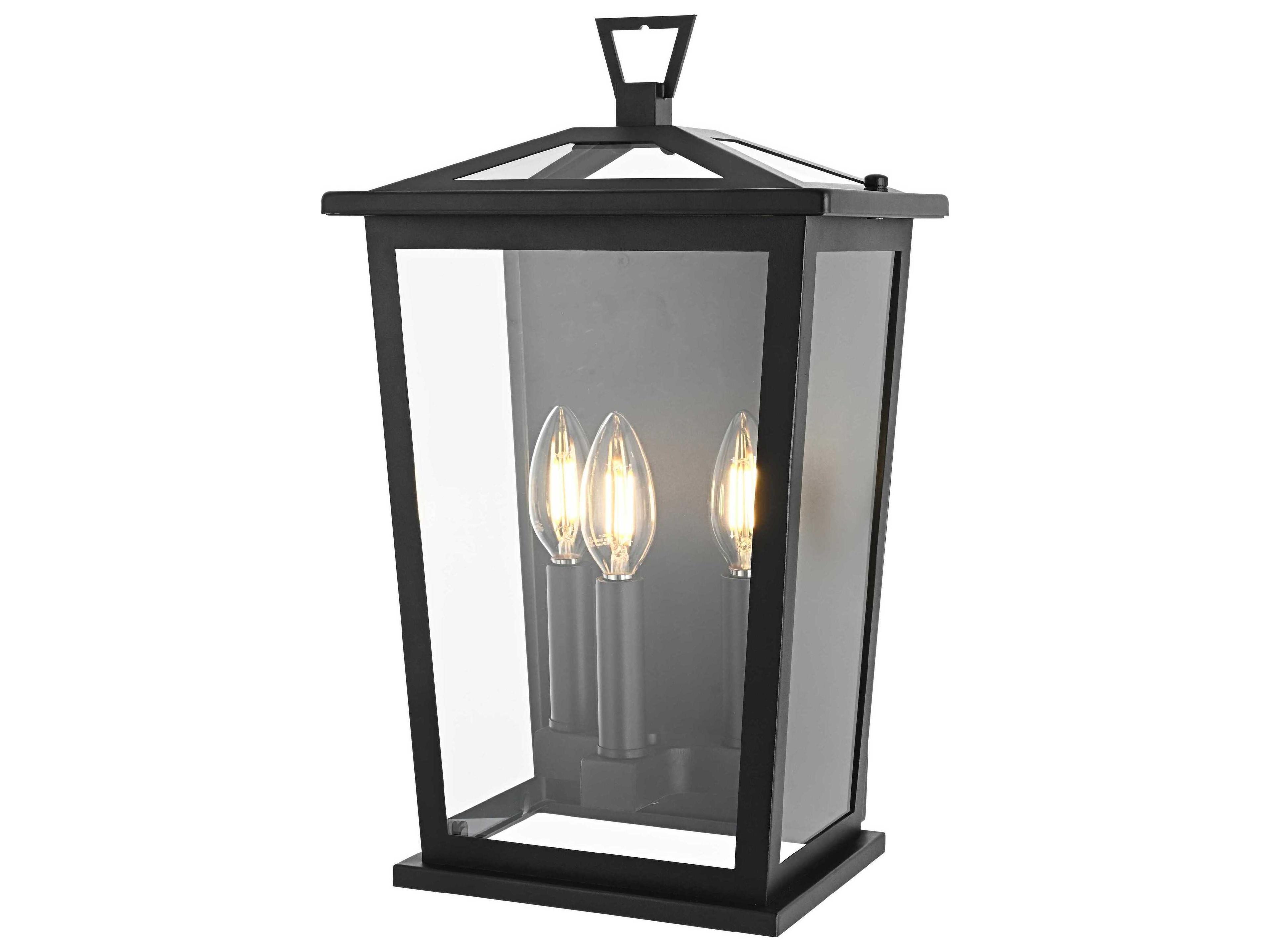 Elegant Lighting Richmond 3-Light Outdoor Wall Light