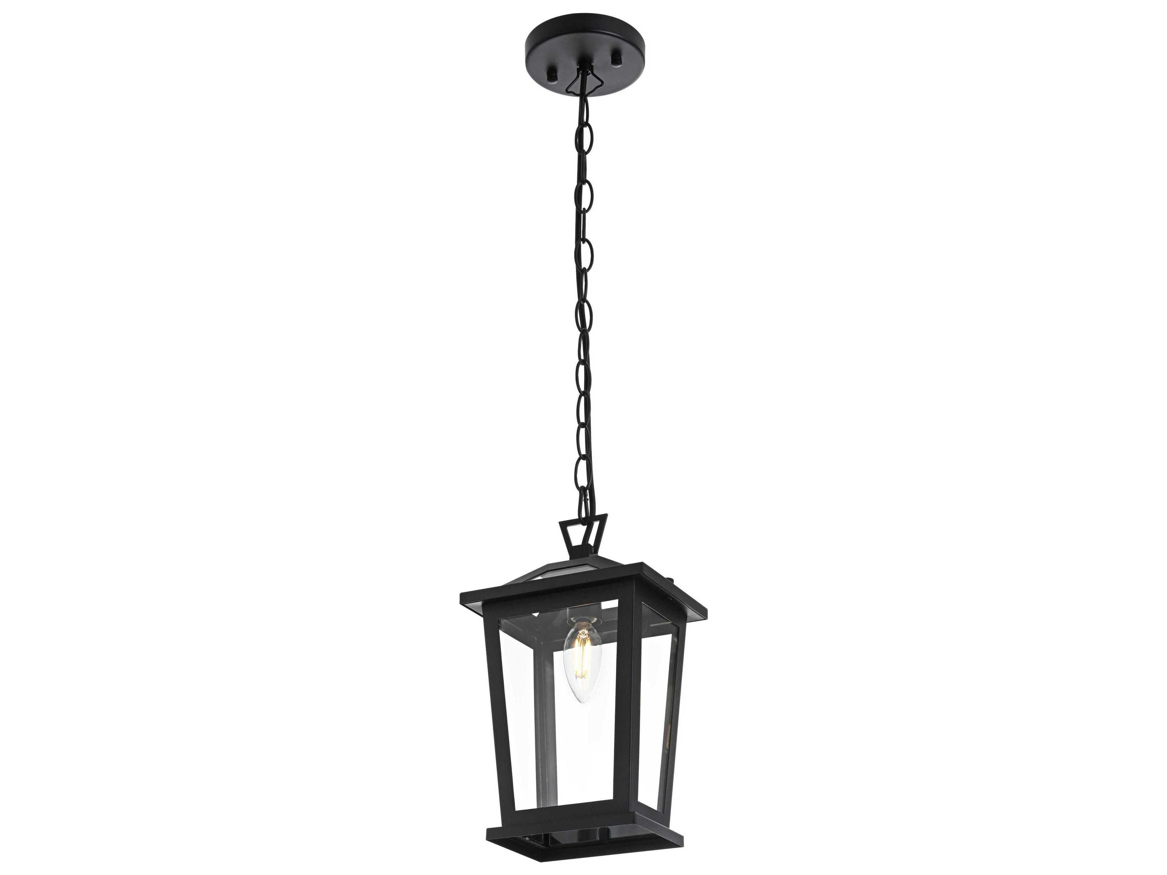 Elegant Lighting Berks 1-Light Outdoor Hanging Light