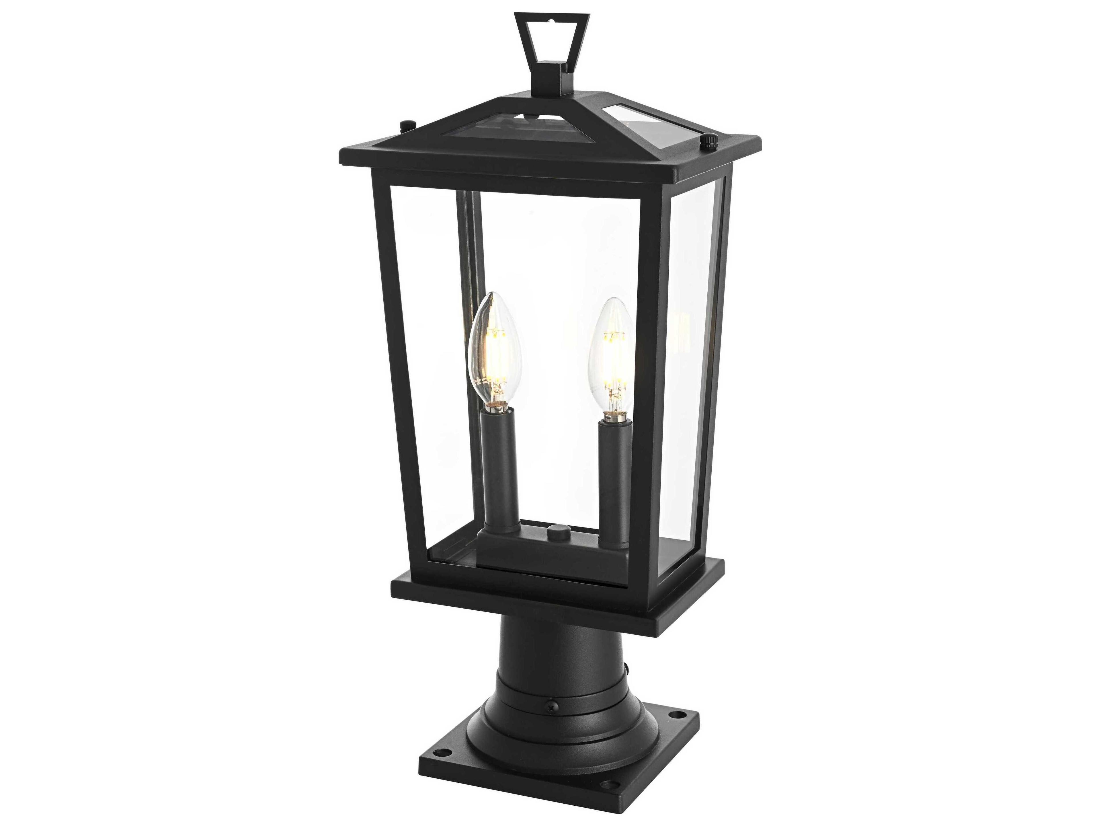 Elegant Lighting Berks 2-Light Outdoor Post Light