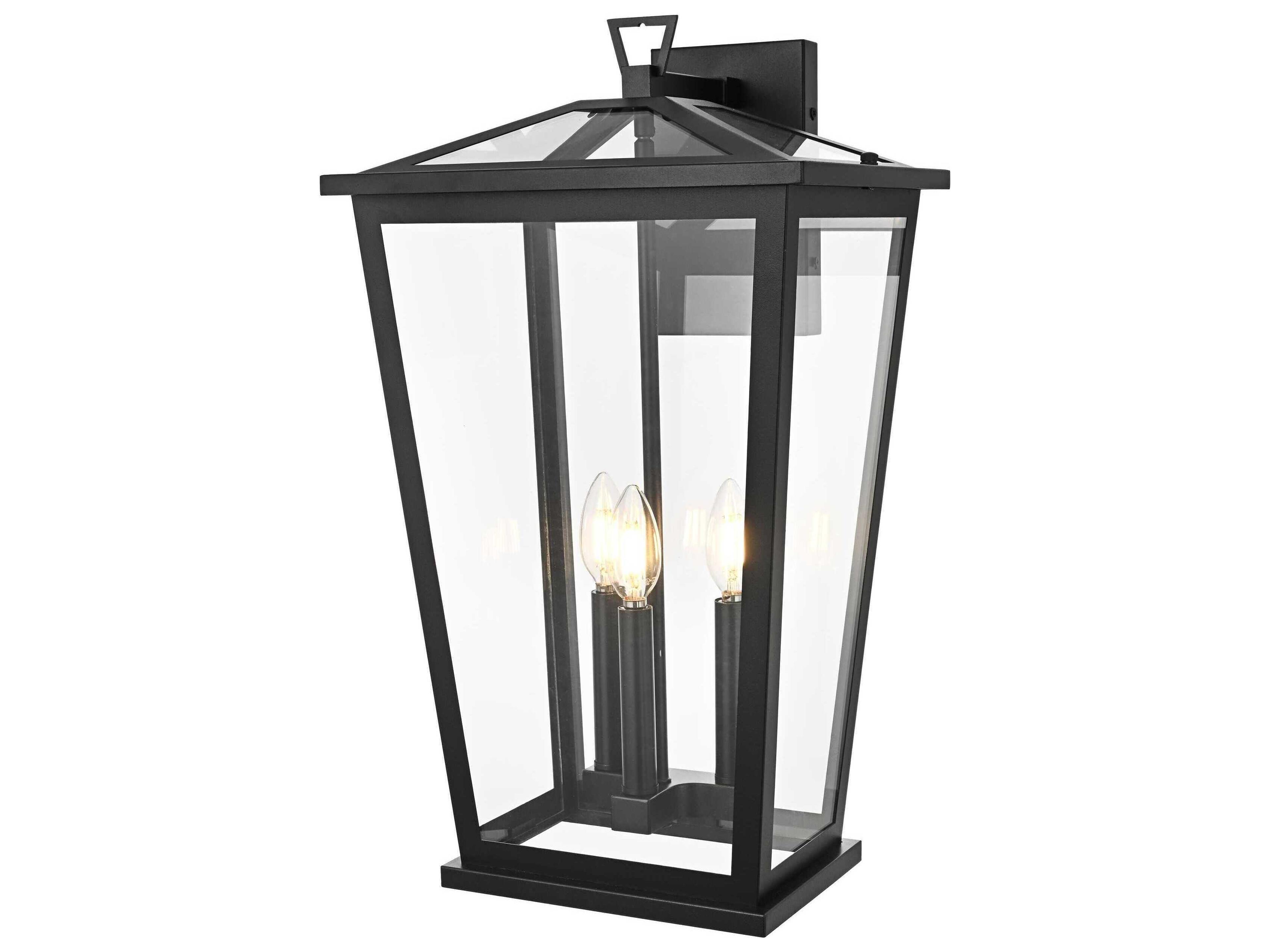 Elegant Lighting Berks 3-Light Outdoor Wall Light