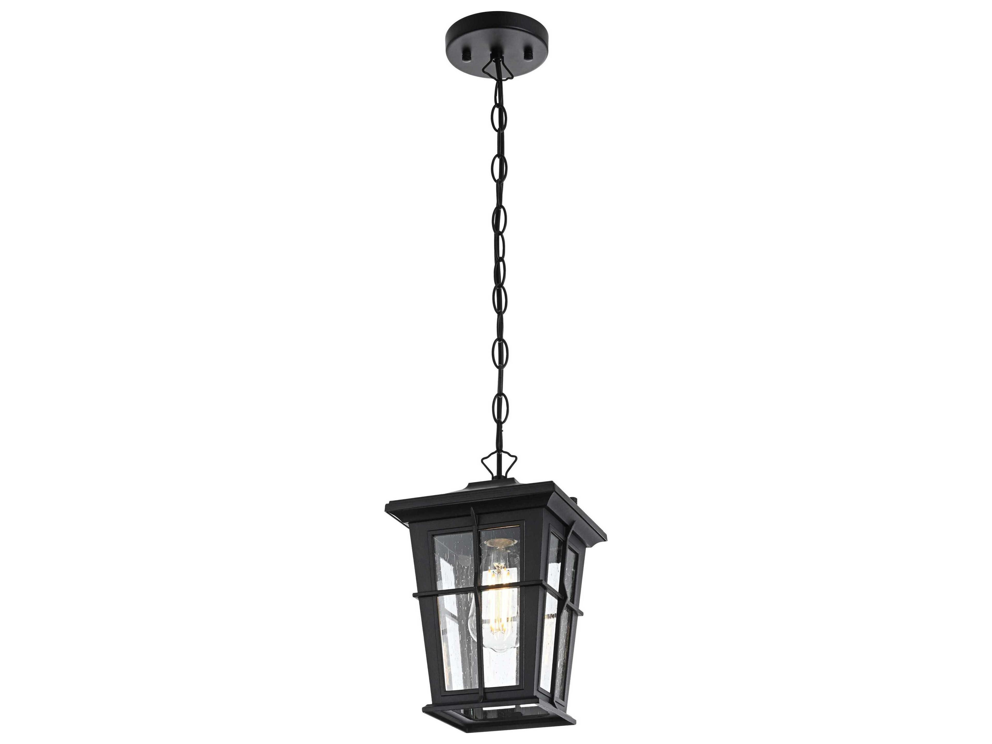 Elegant Lighting Bodine 1-Light Outdoor Hanging Light