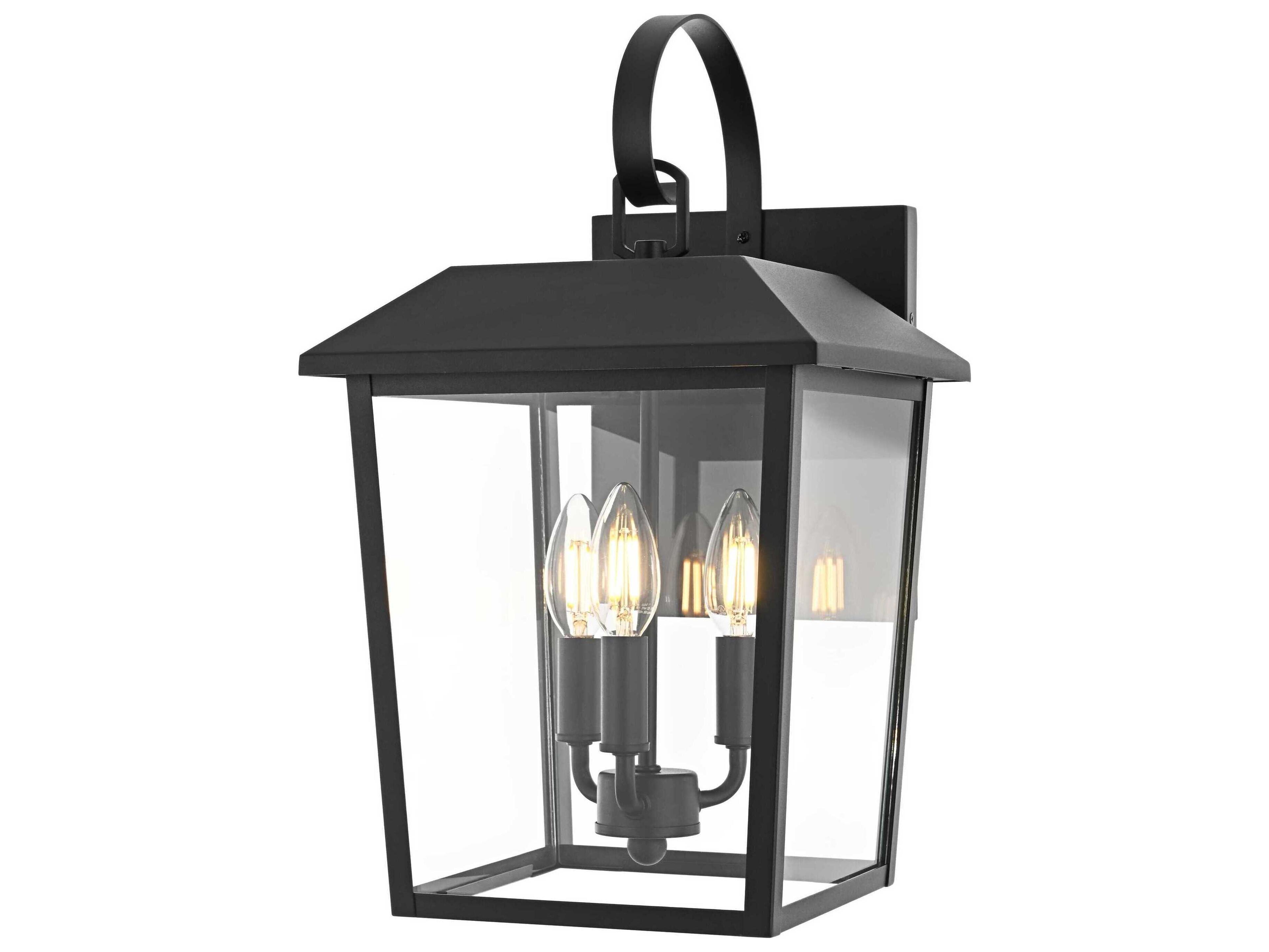 Elegant Lighting Riggs 3-Light Outdoor Wall Light