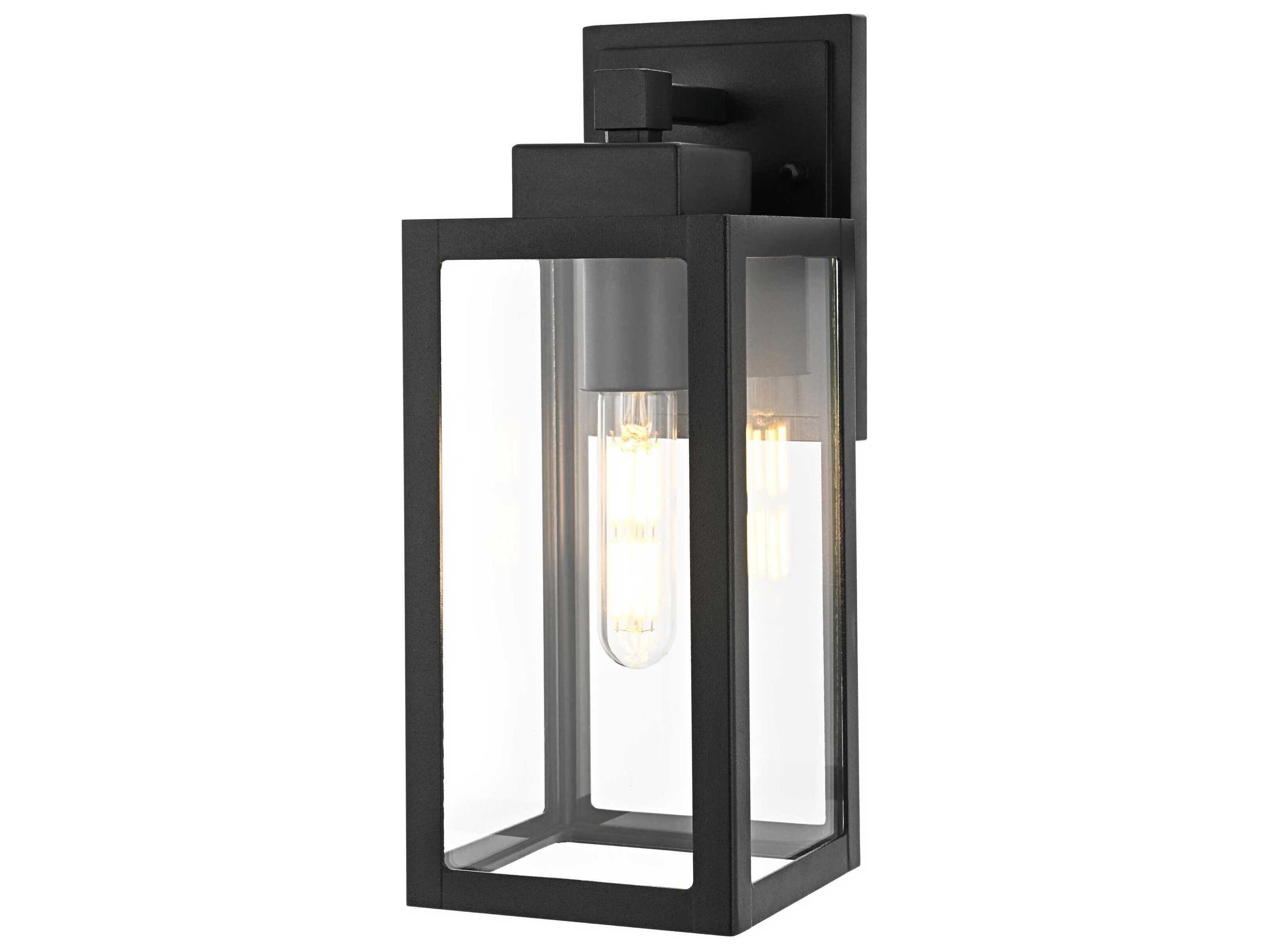 Elegant Lighting Veda 1-Light Outdoor Wall Light