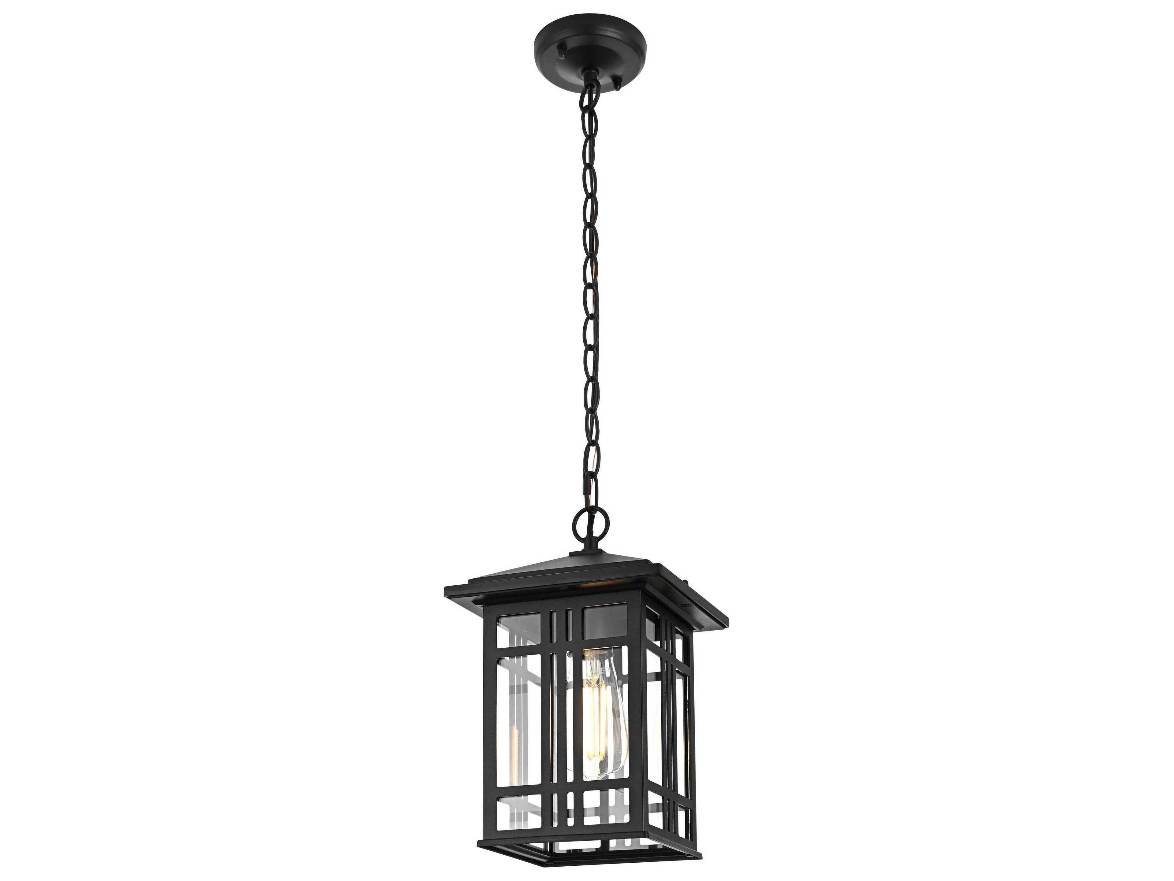 Elegant Lighting Harley 1-Light Outdoor Hanging Light