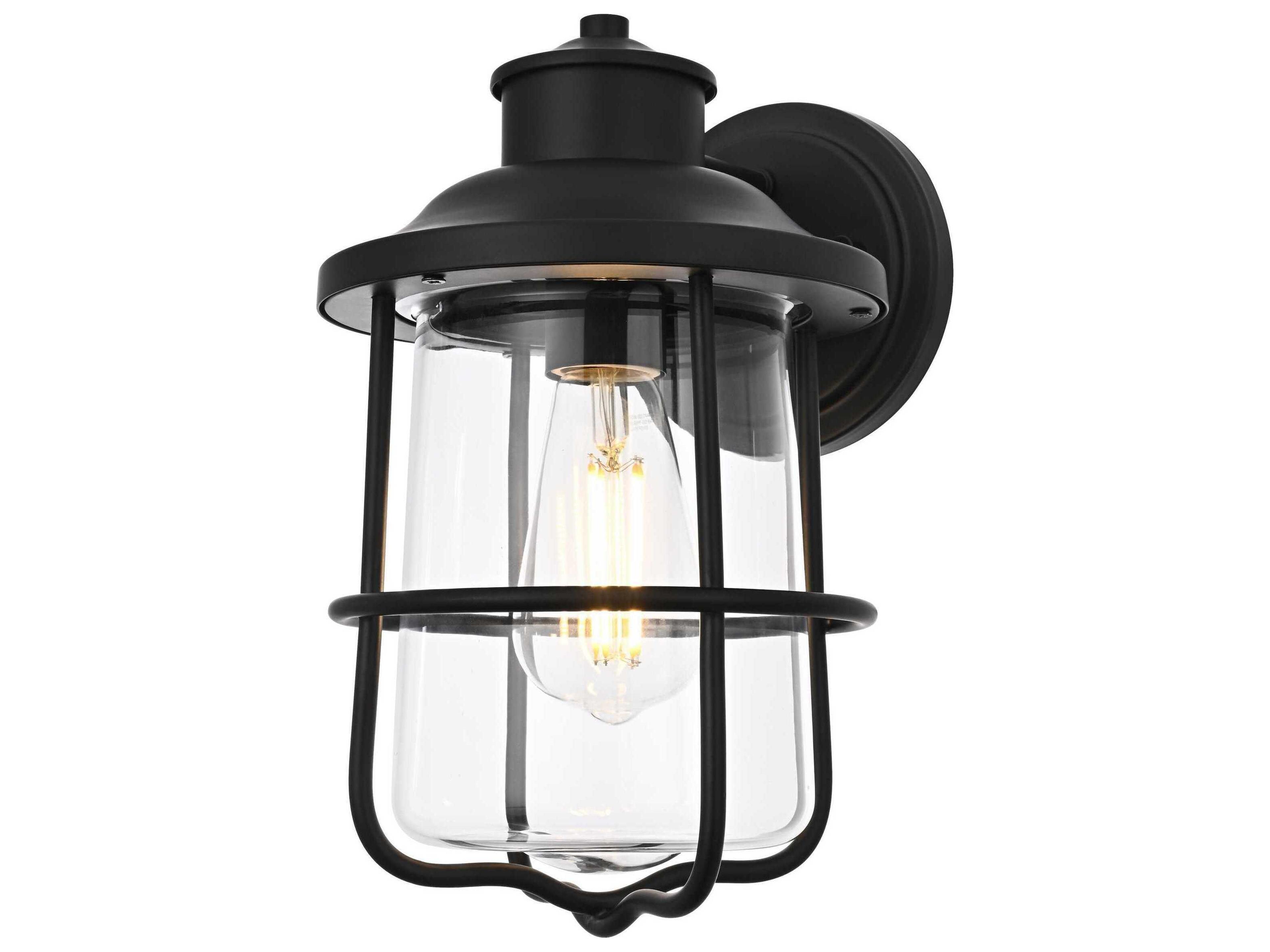 Elegant Lighting Huxley 1-Light Outdoor Wall Light