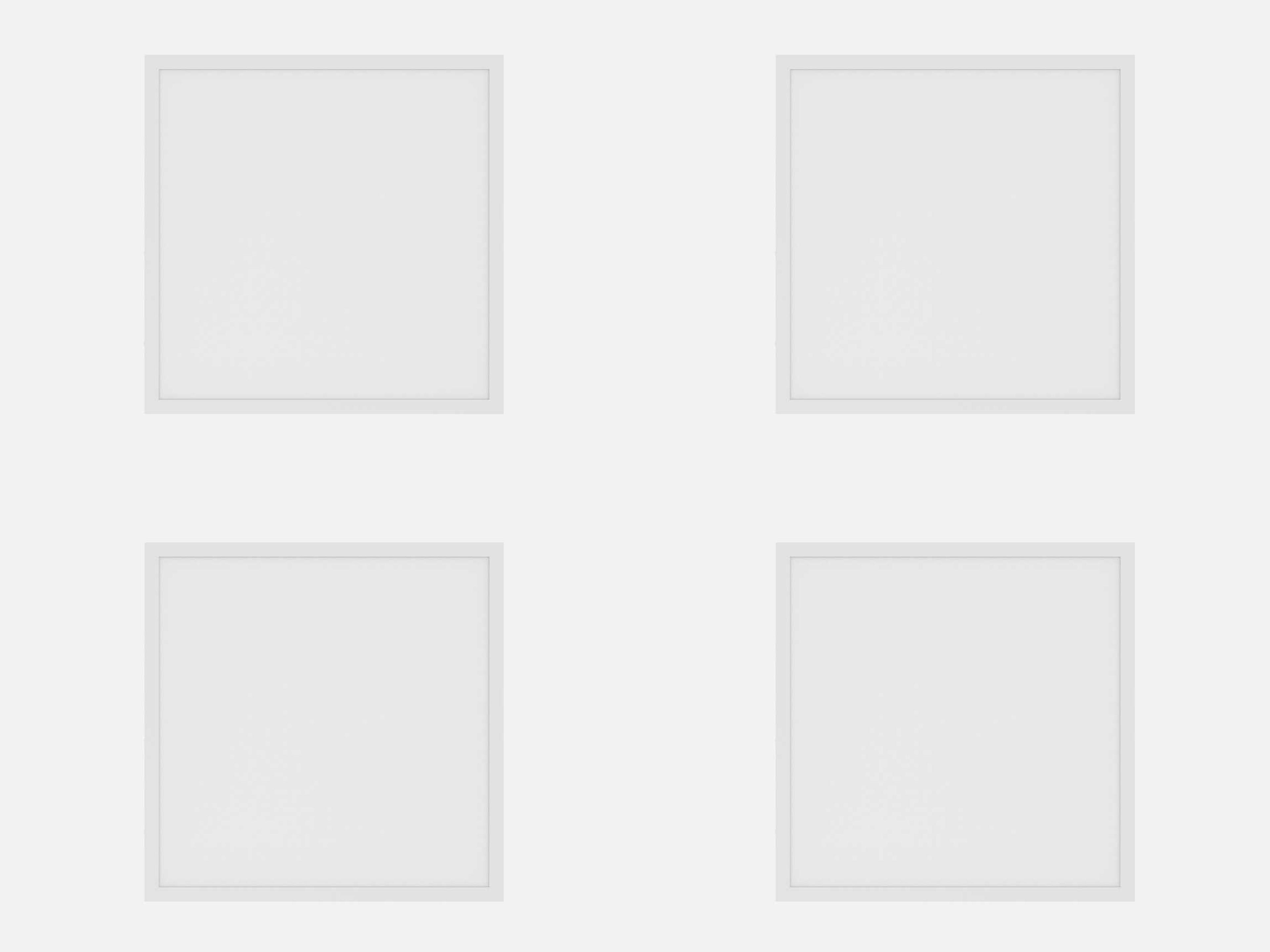 Elegant Lighting White Recessed Light Set of 4